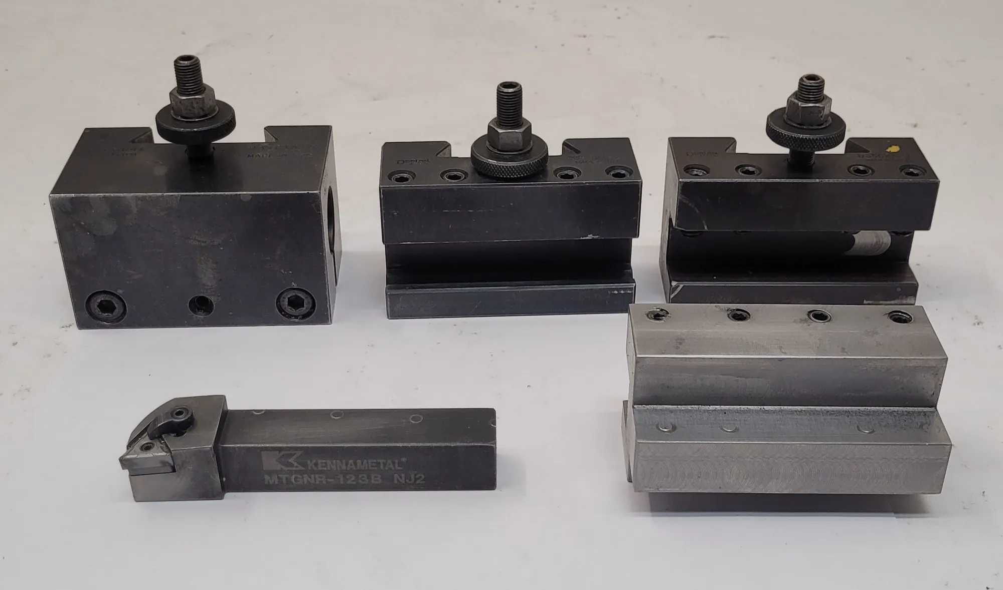 DORIAN CXA SERIES TOOL HOLDER SET, D35CXA-1, D35CXA-2, D35CXA-4, MTGNR-123B, 14"-17" SWING - MACHINING TOOLING & PARTS