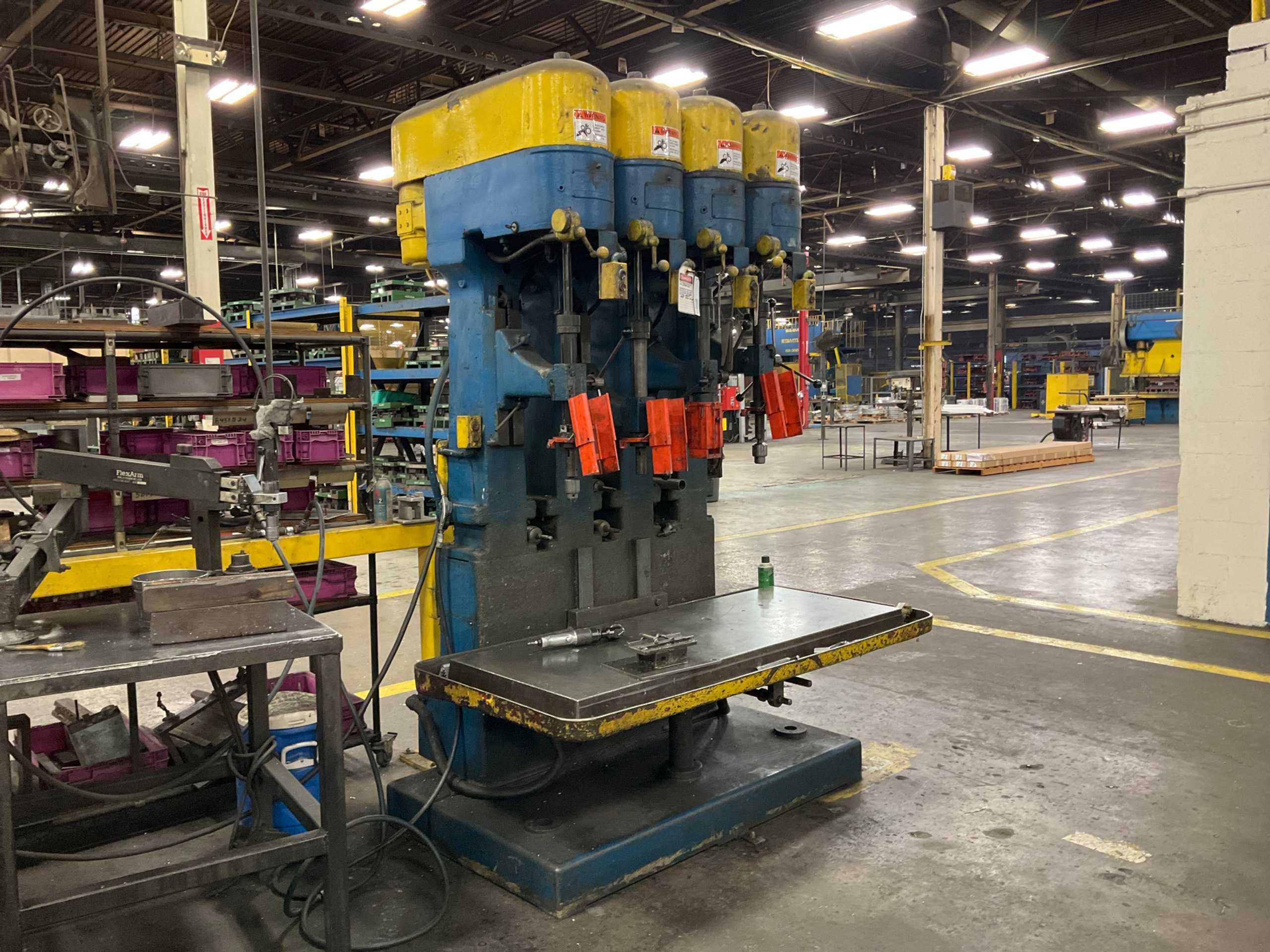 1963 EDLUND 2F12 GANG DRILLING MACHINE - 