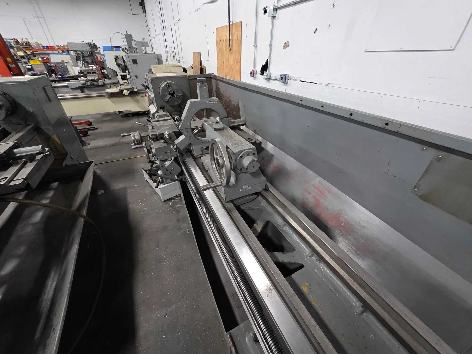 SUMMIT 18-3X80 GAP BED ENGINE LATHE, 18" SWING, 80" CENTERS, 10 HP MAIN MOTOR - MANUAL LATHES