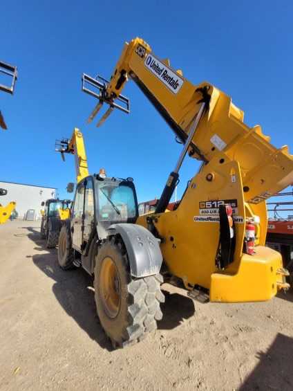 2019 JCB 512-56 TELEHANDLER, 12K LBS CAP, 56FT MAX LIFT, 42FT MAX REACH - TELESCOPIC HANDLERS