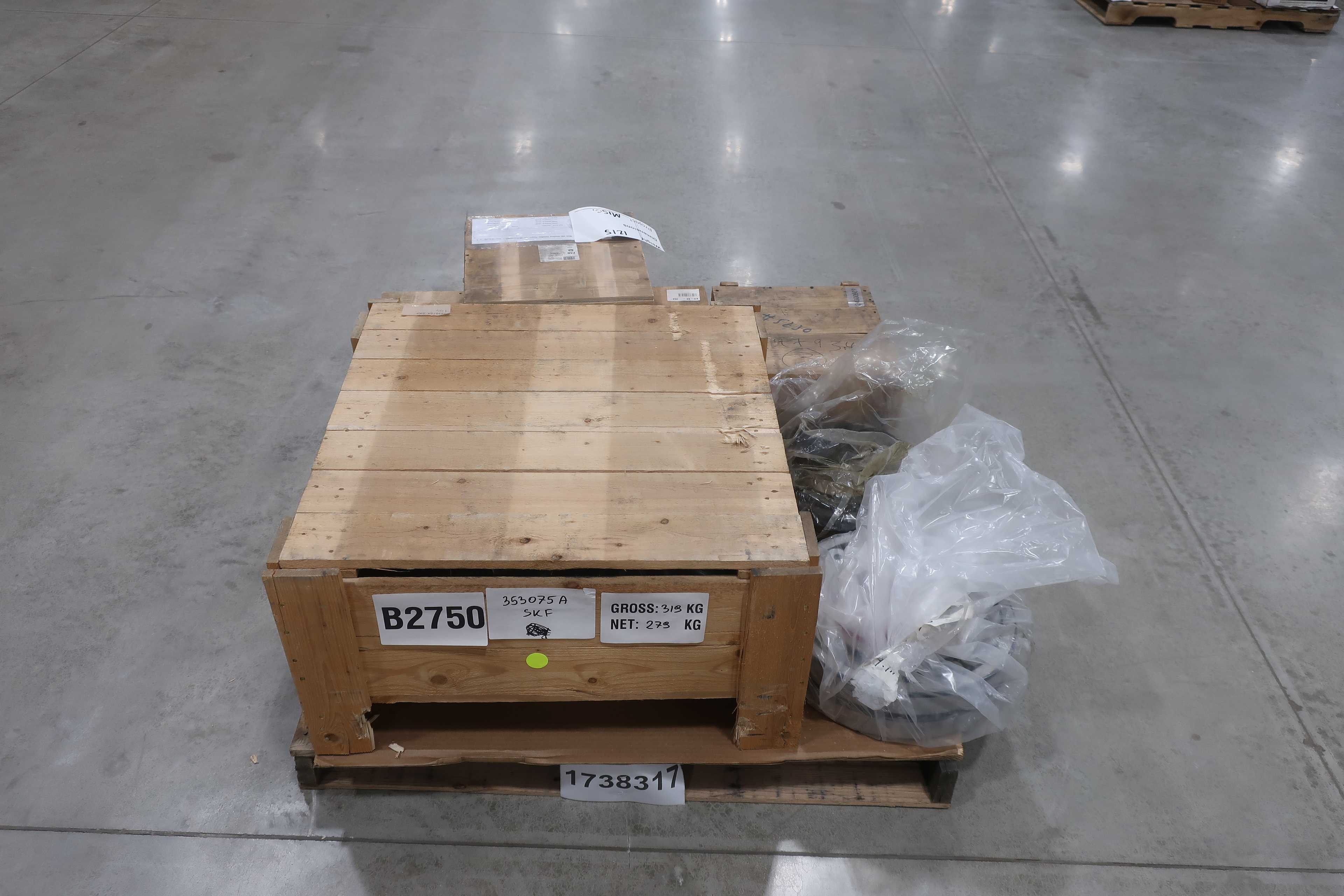 SKU 1738317 - PALLET OF ASSORTED ROLLER BEARINGS, TIMKEN, FAG, SKF, INA