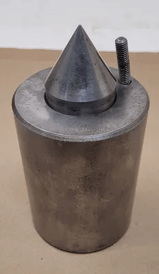 DEAD CENTER 5MT, 5-1/2IN OAL TAPERED SHANK, MORSE TAPER SIZE 5, COMES WITH SLEEVE - MACHINE TOOLING