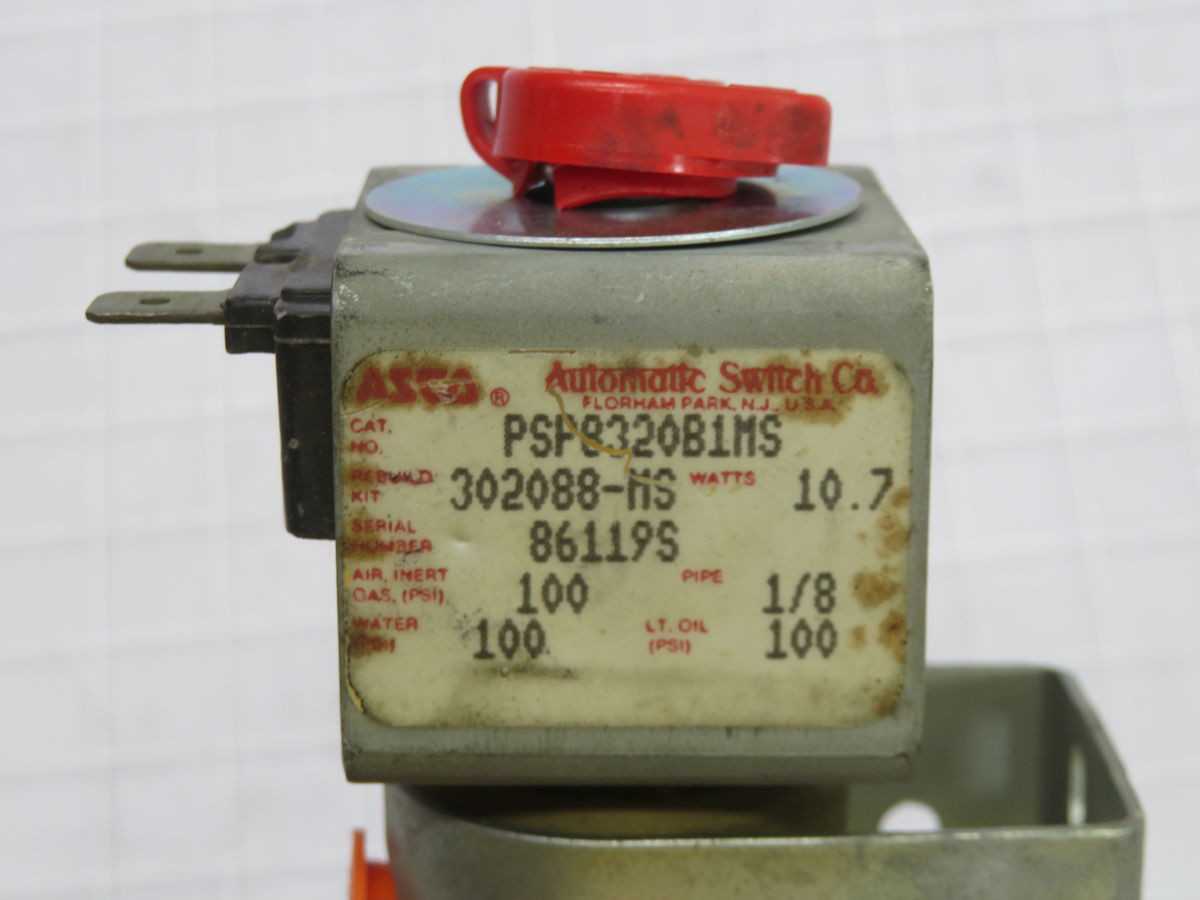 ASCO PSP8320B1MS SOLENOID VALVE T262274 - SOLENOID VALVE