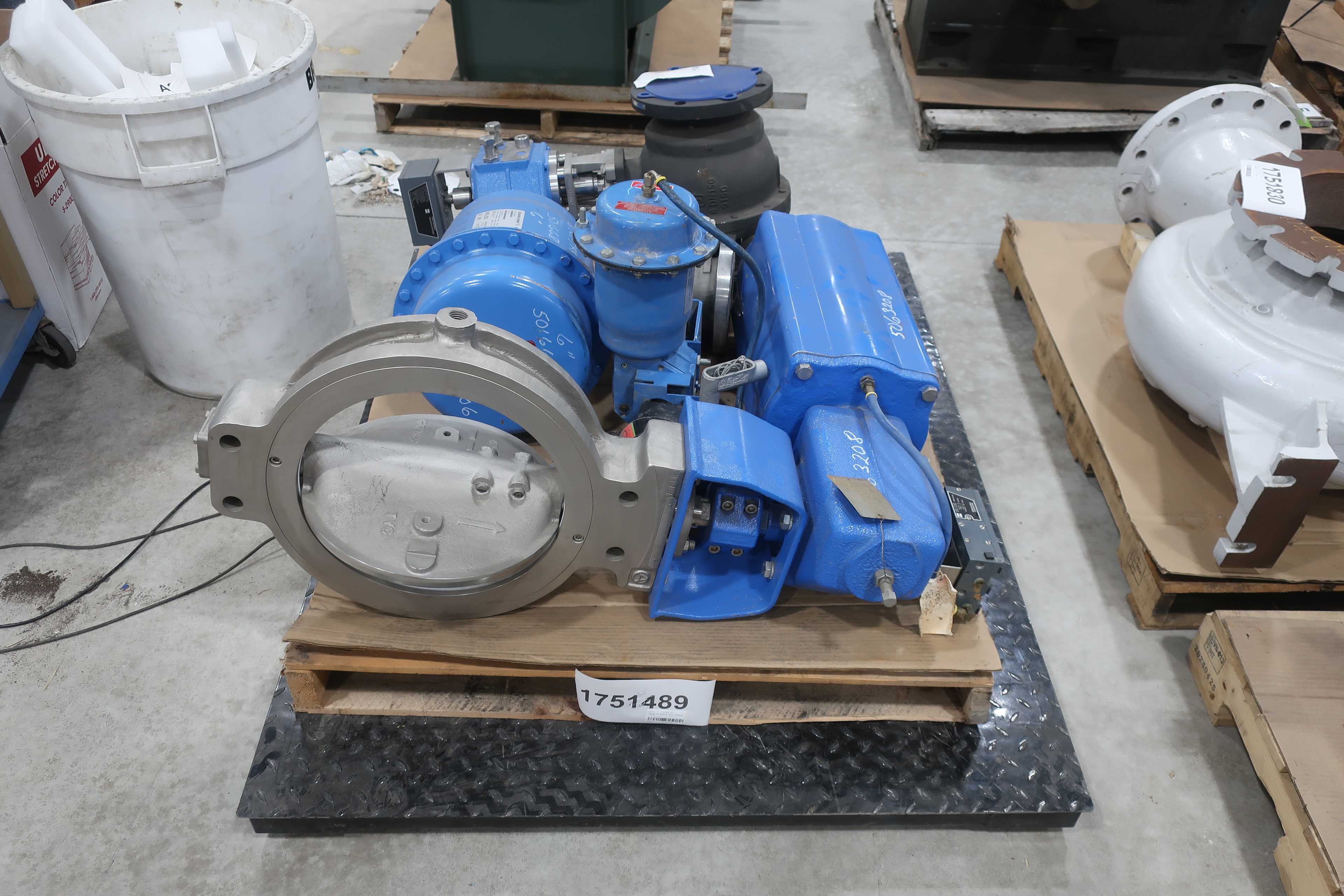 SKU 1751489 - PALLET OF ASSORTED NELES JAMESBURY VALVES - PNEUMATIC VALVE