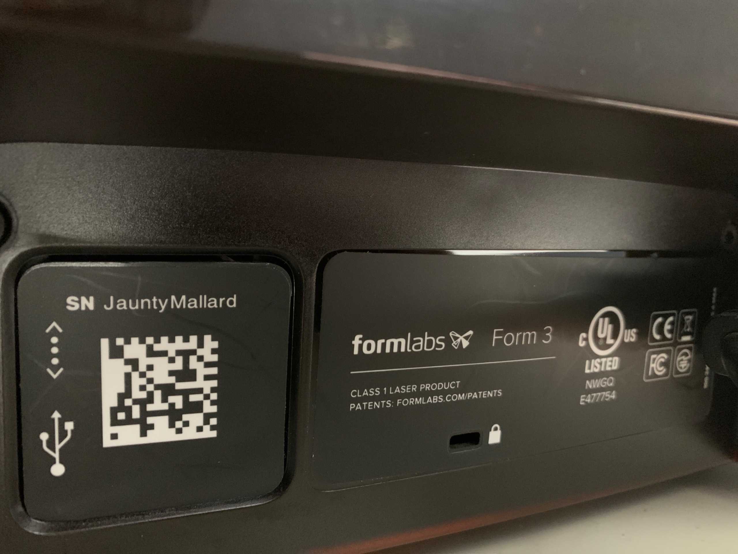 FORMLABS FORM 3 3D PRINTER - 3D PRINTER