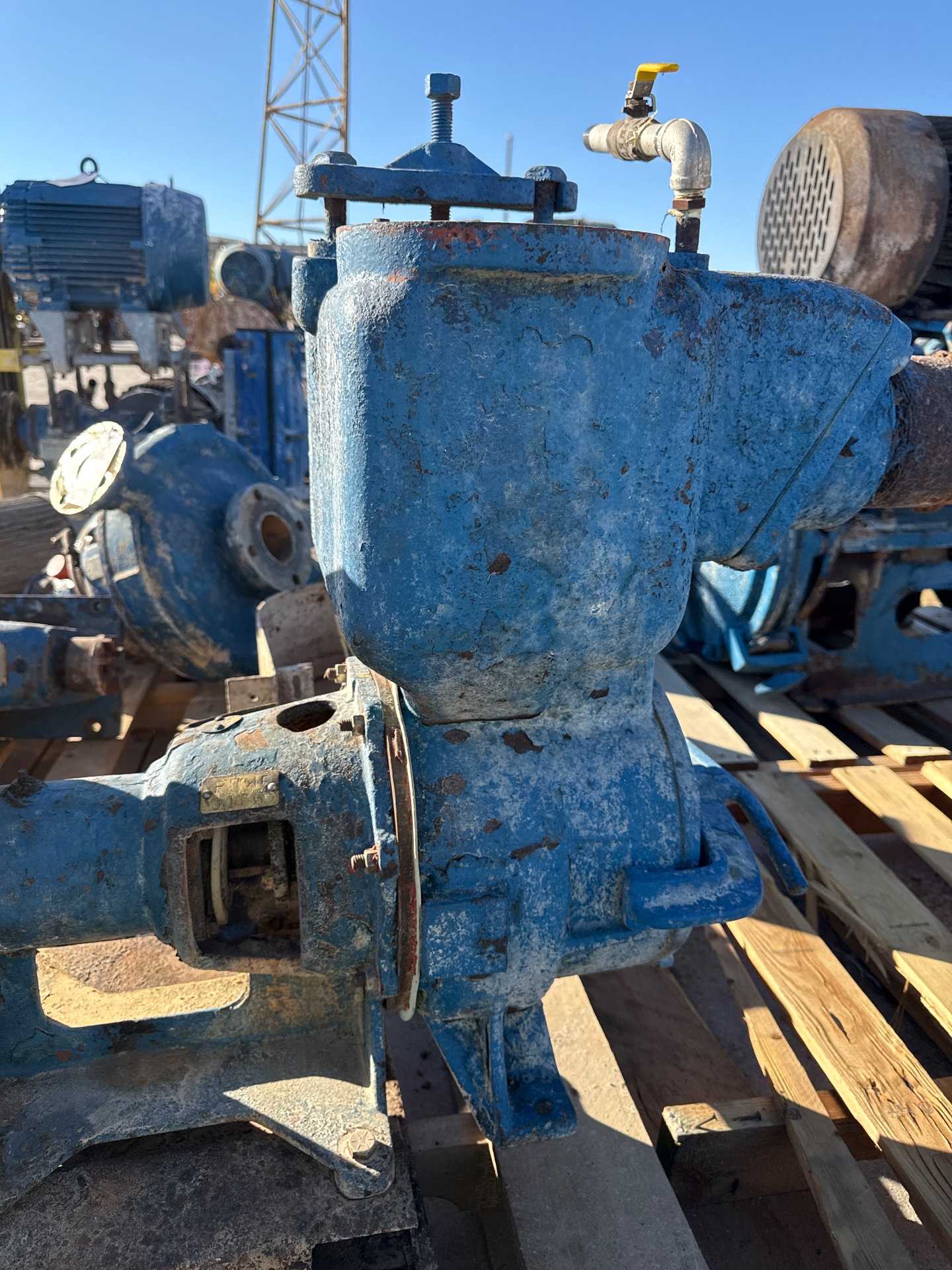 PUMP & 15 HP MOTOR ASSEMBLY - CENTRIFUGAL PUMP