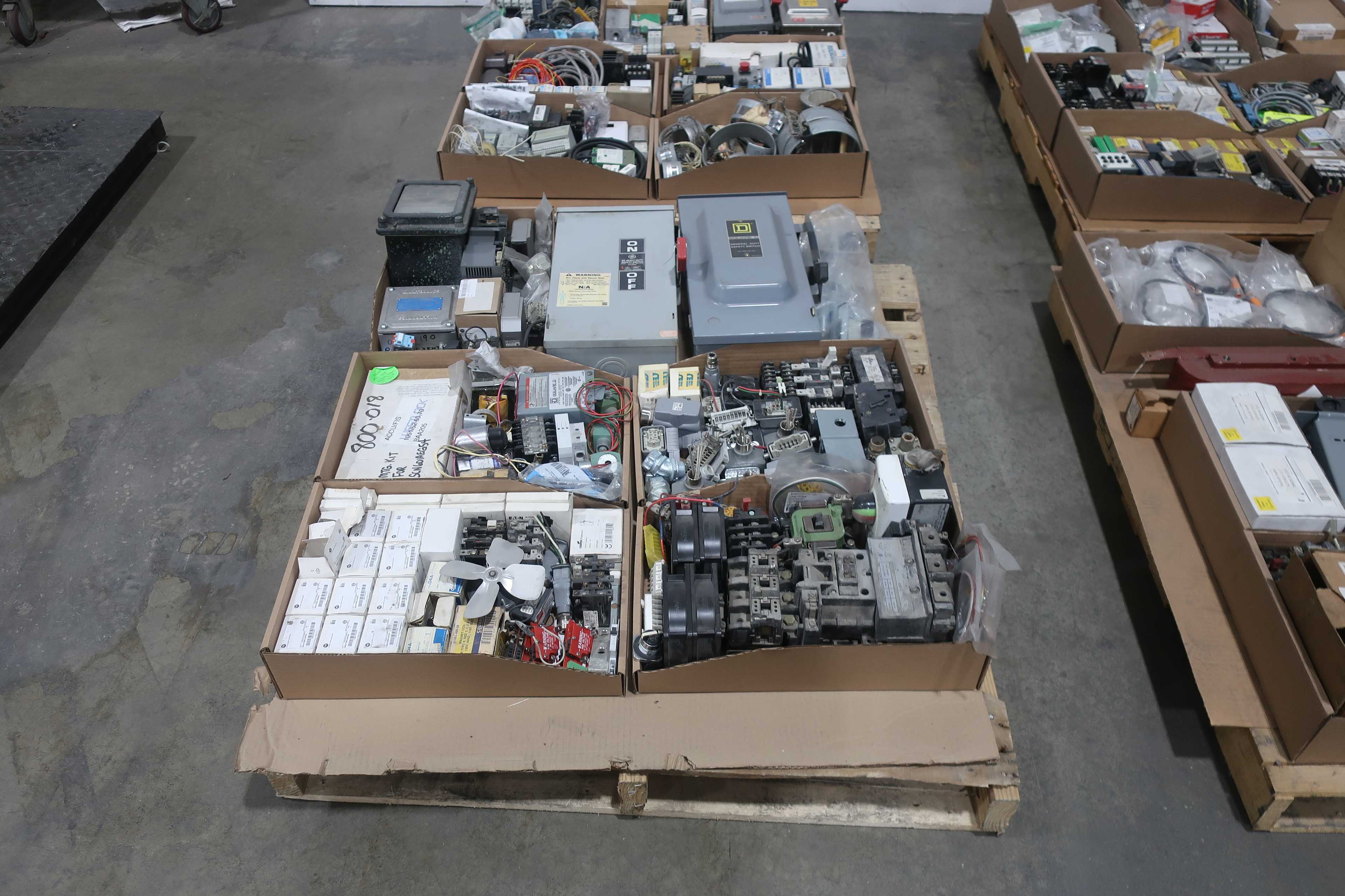 SKU 1741668 - 4 PALLETS OF ASSORTED ELECTRICAL - ELECTRICAL COMPONENTS