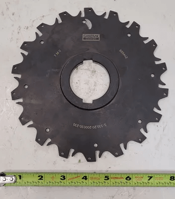 SANDVIK COROMANT S-330.20-200030-230 T-MAX SLITTING Q-CUTTER 7.75” OD - MACHINE TOOLING