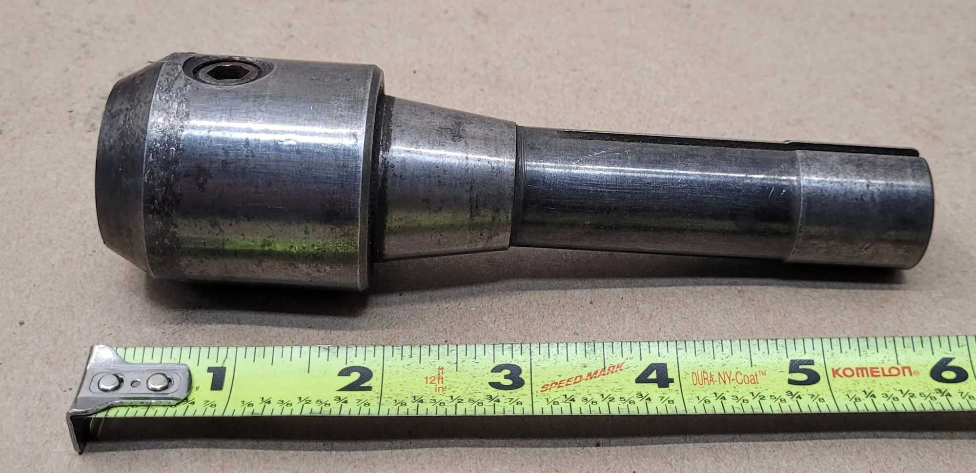 BRIDGEPORT R8 END MILL HOLDER, 5/8" TOOL DIA, 1.70" BODY DIA, 6" OAL - MACHINE TOOLING