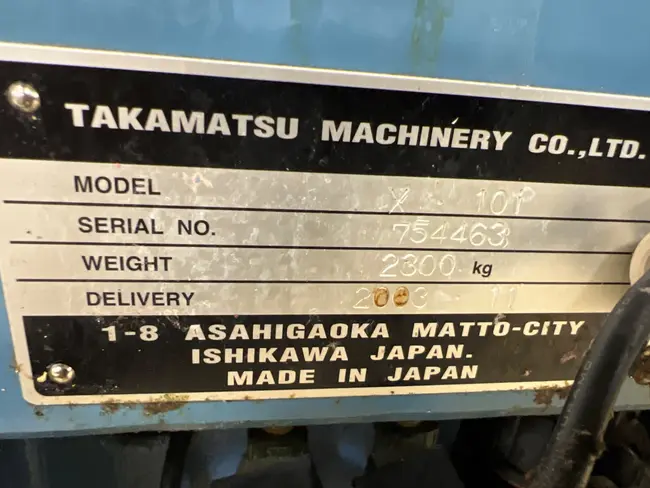 2003 TAKAMATSU X-10I CNC LATHE - undefined