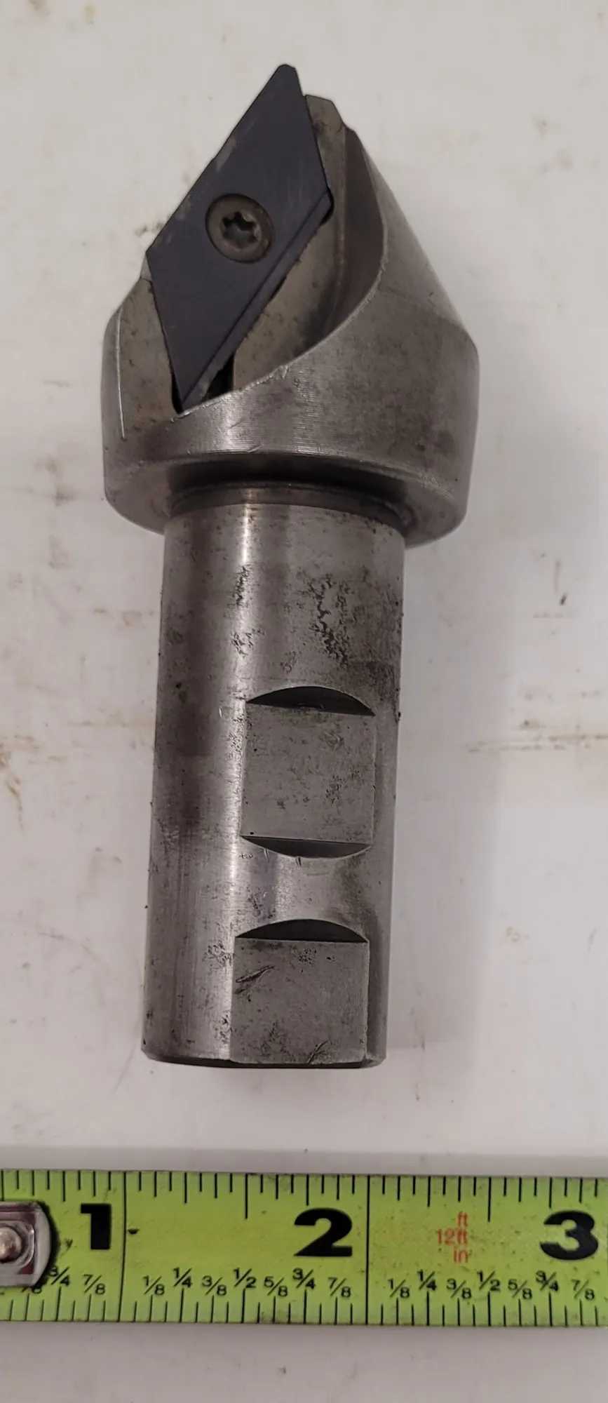 TUNGALOY CC3100560-30 INDEXABLE INSERT CHAMFER TOOL, 1" SHANK DIAMETER, 4.5" OAL - MACHINE TOOLING