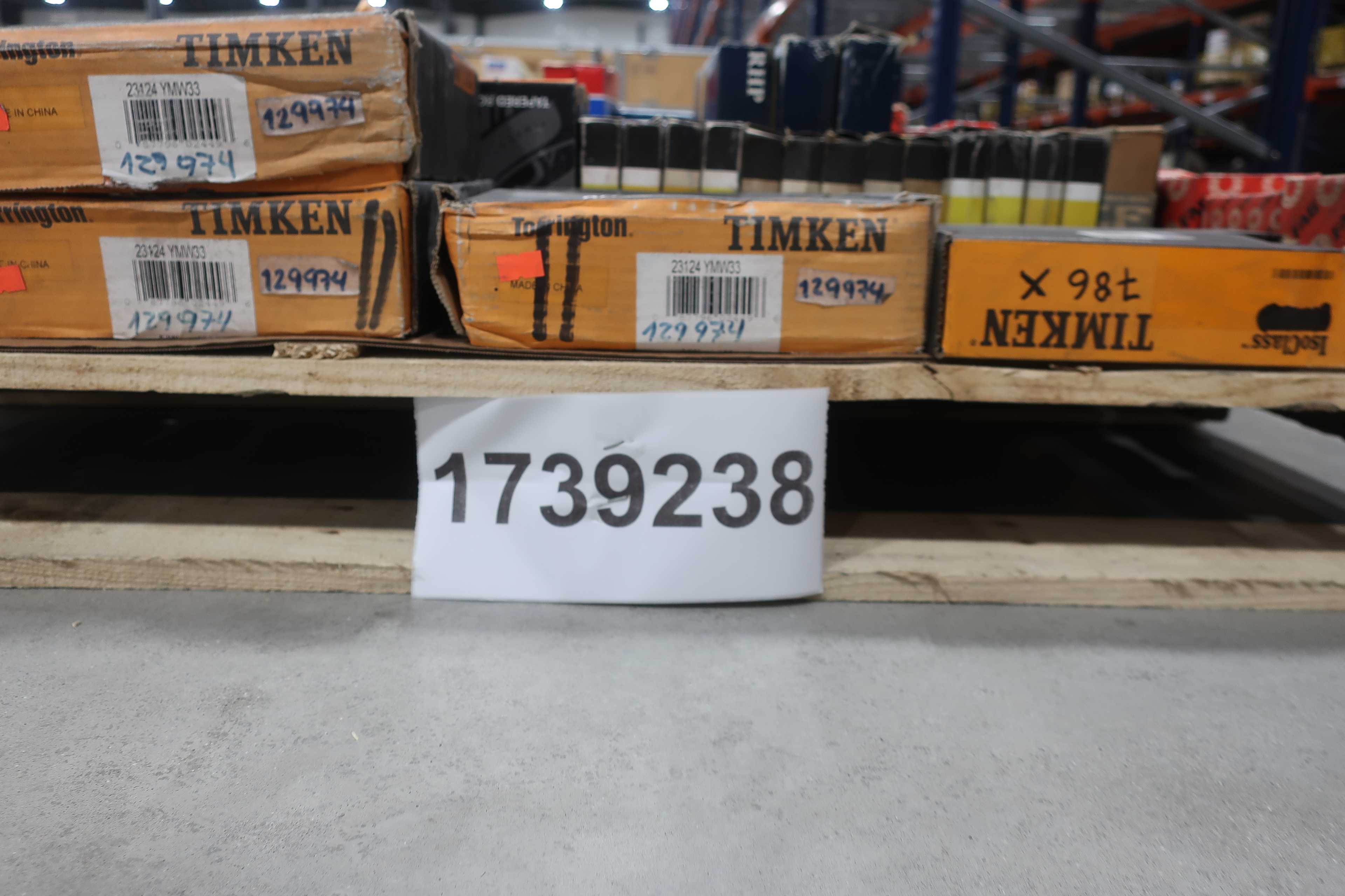 SKU 1739238 - PALLET OF ASSORTED ROLLER BEARINGS, TIMKEN, FAG, SKF, RHP, RKB, KOYO, NACHI, RHP - BEARINGS