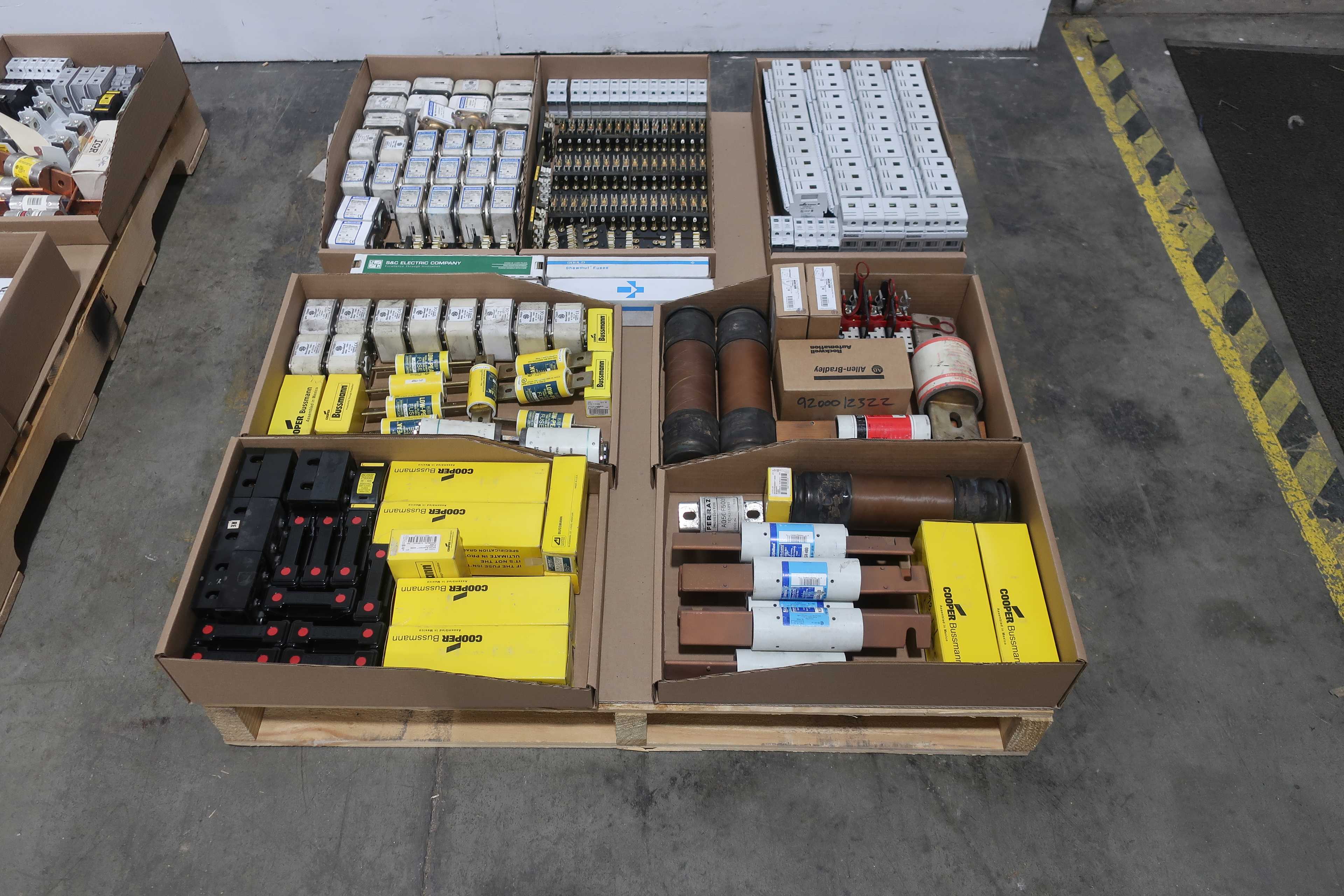 SKU 1739375 - 2 PALLETS OF ASSORTED FUSES - FUSES