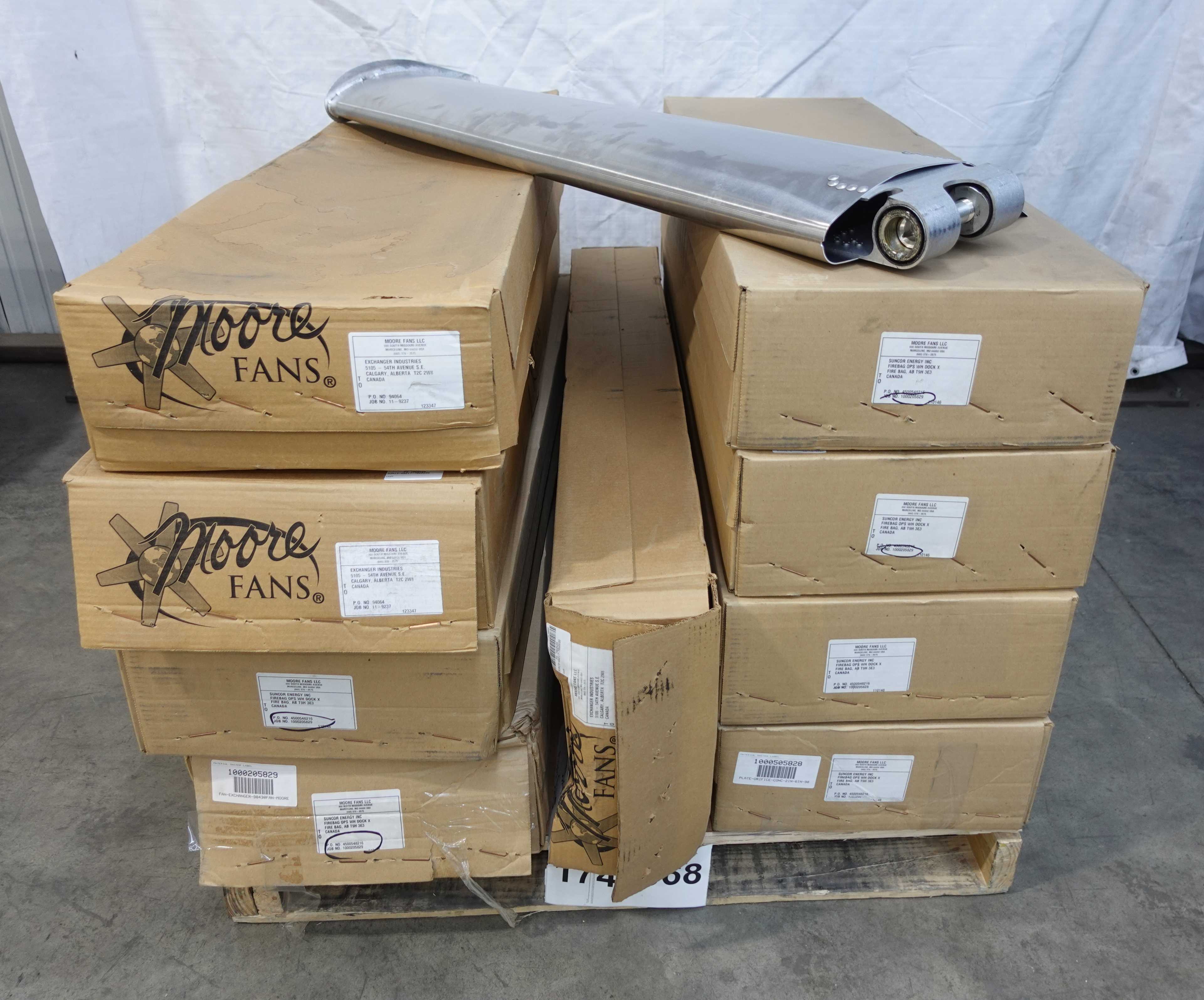 SKU 1740368 - PALLET OF MOORE FANS 98430 FAN BLADES For Sale | Aucto