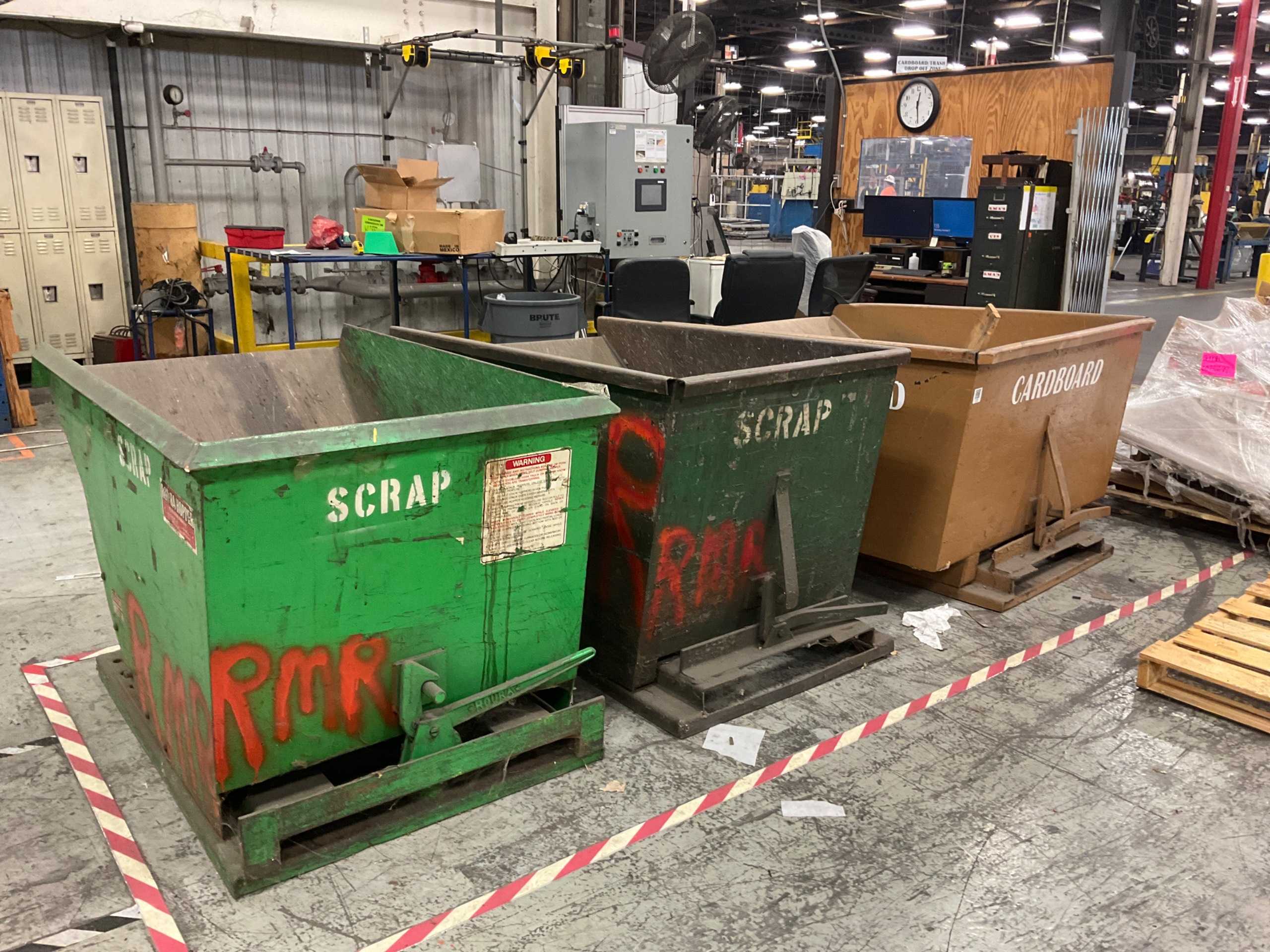 QTY 3: SELF DUMPING HOPPER - SELF DUMPING HOPPERS