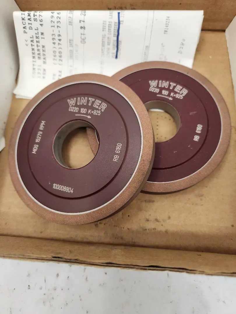 DIAMOND GRINDING WHEELS, VARIOUS SET OF 6 (CDT, WINTER, BLUE DRAGON, NORTON) - MACHINE TOOLING