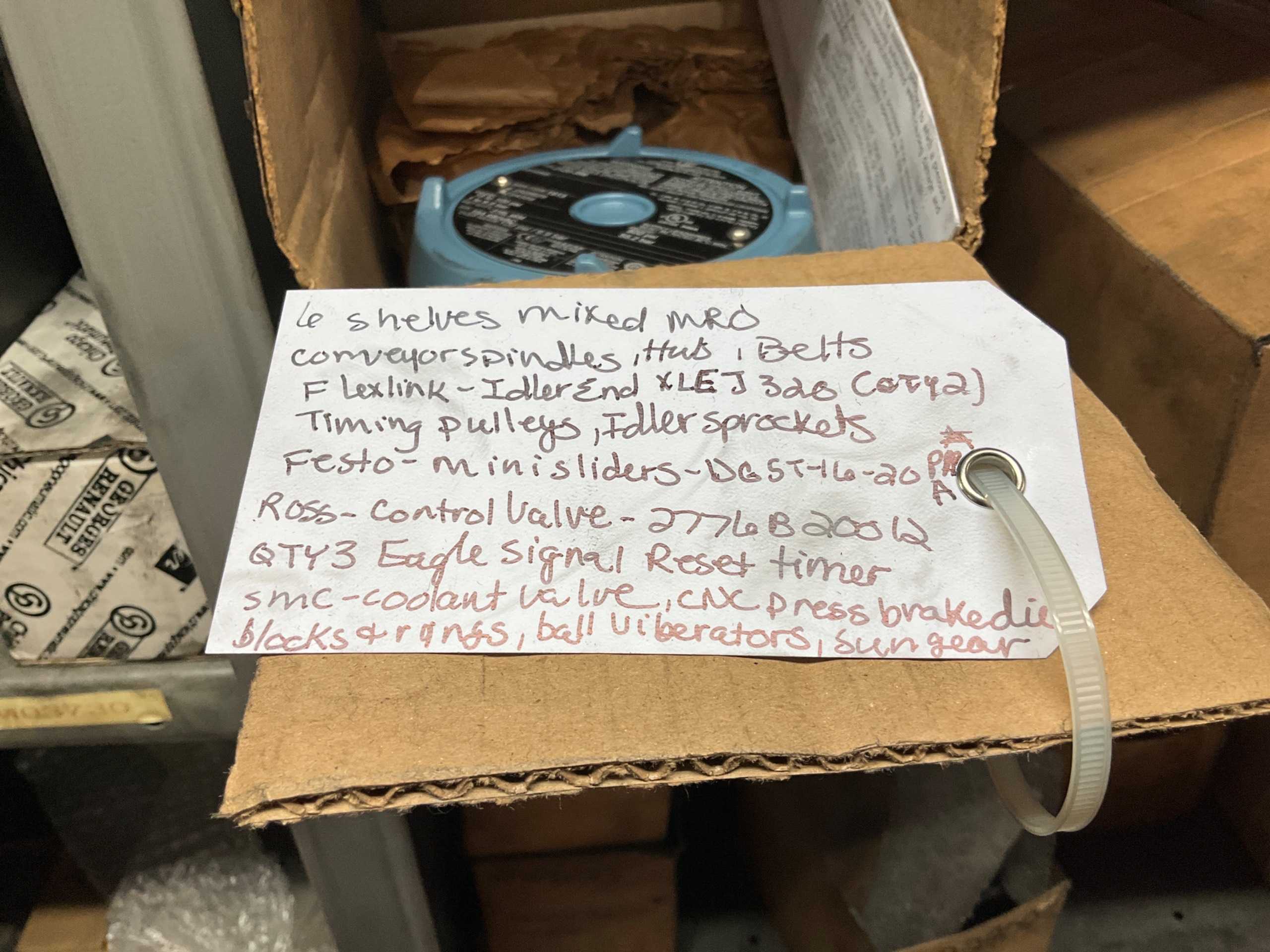 BULK QTY OF INDUSTRIAL PARTS - INDUSTRIAL PARTS