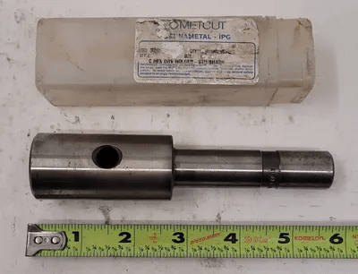 KENNAMETAL HEX DRIVE HOLDER STR SHANK 3365-9013 (1-1/4" OD, 5-1/2” OAL, 3/4” SHANK DIA) - MACHINE TOOLING