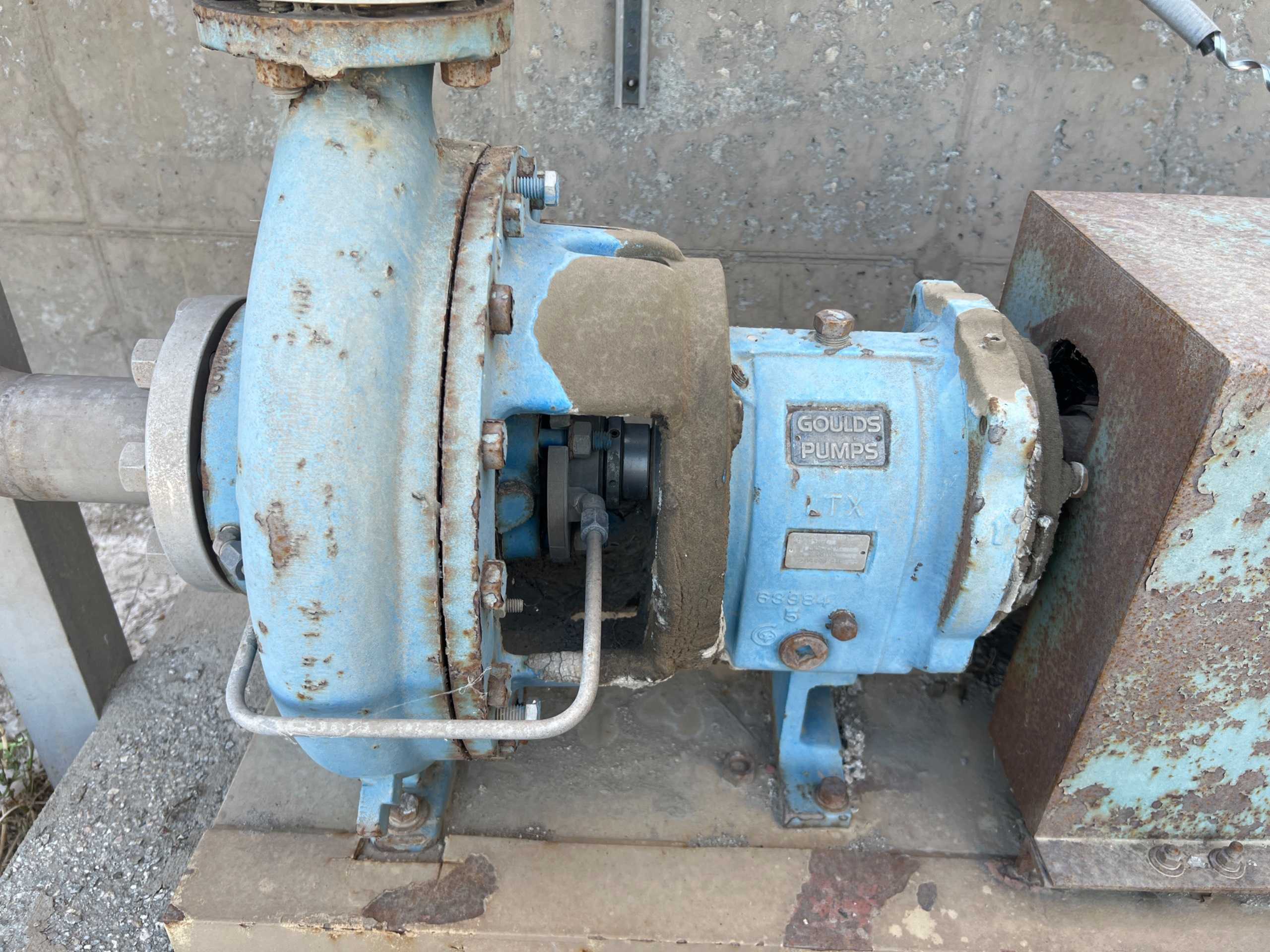 GOULDS PUMPS INC. 3196 PUMP WITH MOTOR - PUMP & MOTOR ASSEMBLY
