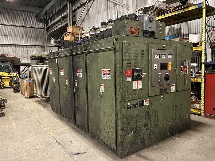 INDUCTOTHERM VIP POWER MELT CORELESS INDUCTION FURNACE, 1750KW, 70HZ, 7.5T CAPACITY - MELTING FURNACE