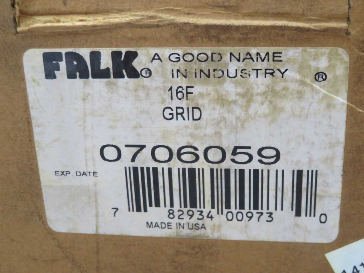 FALK 0706059, REPLACEMENT PART, GRID COUPLING ELEMENT, T262075 GRID TYPE, ALLOY STEEL MATERIAL - GRID