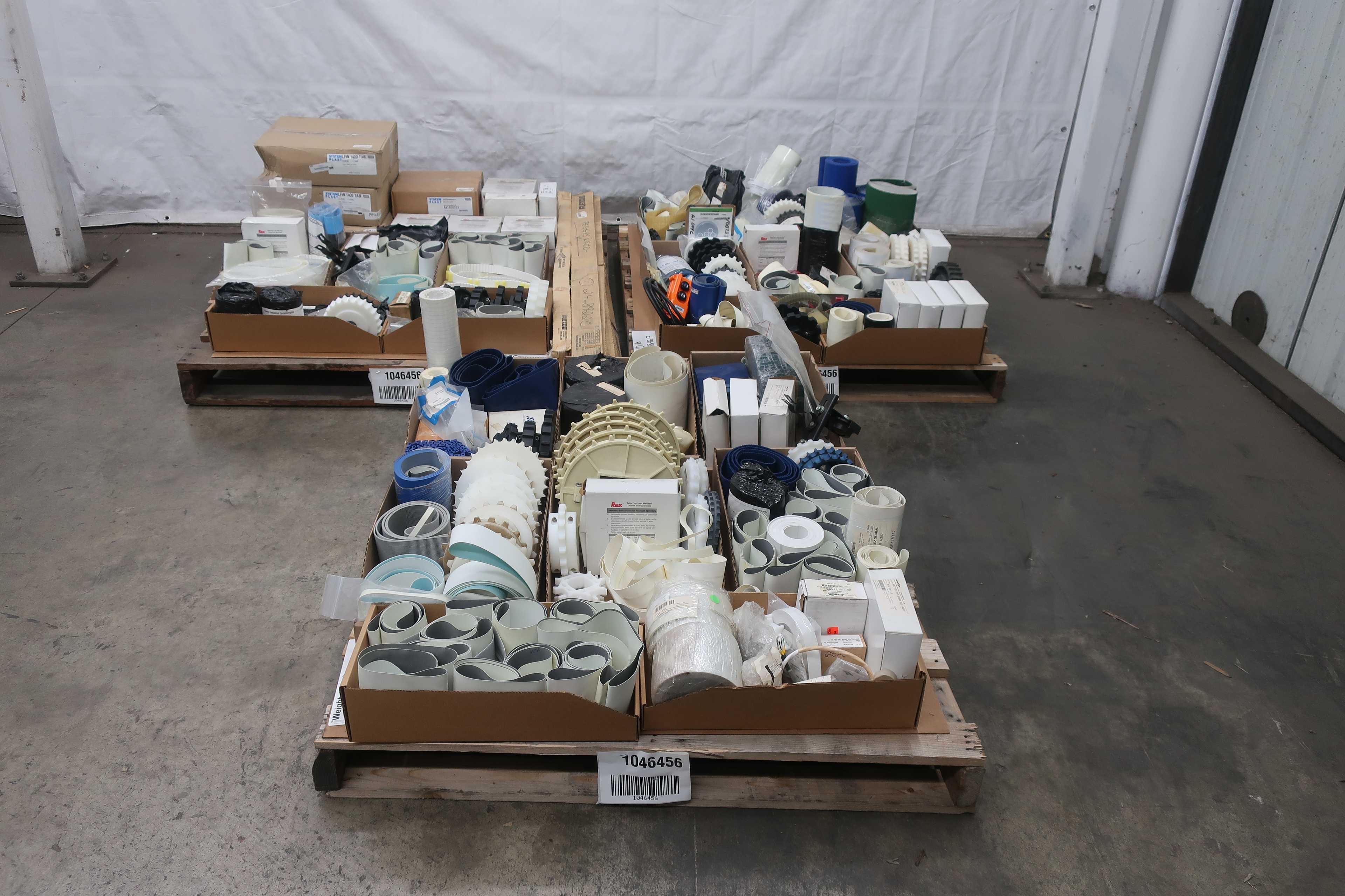 BULK QTY OF CONVEYOR PARTS & ACCESSORIES - CONVEYOR PARTS