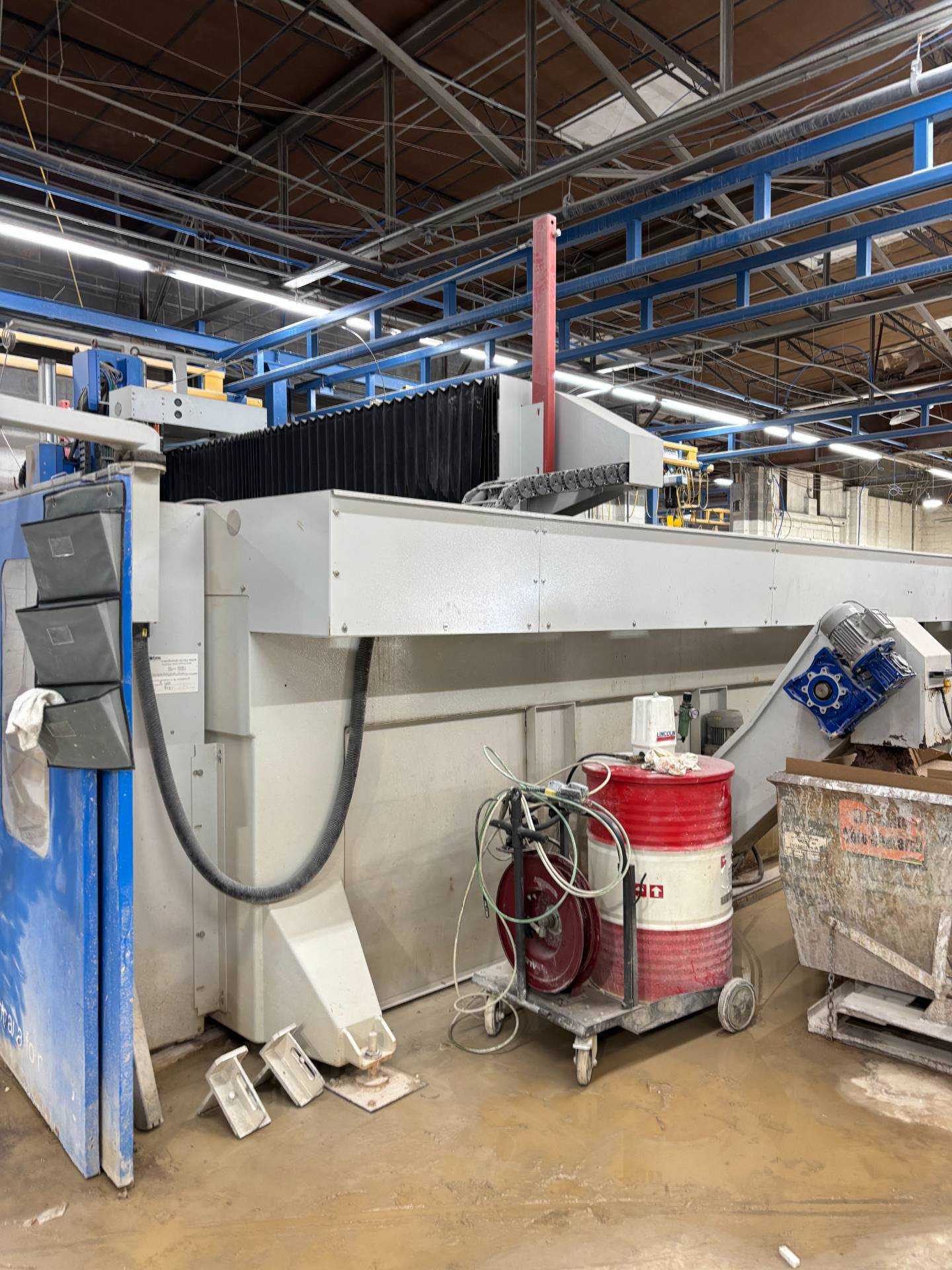 2018 CMS BREMBANA FORMAX JET BRIDGE SAW/WATERJET COMBINATION CNC MACHINE - CNC WATERJET CUTTING TABLE