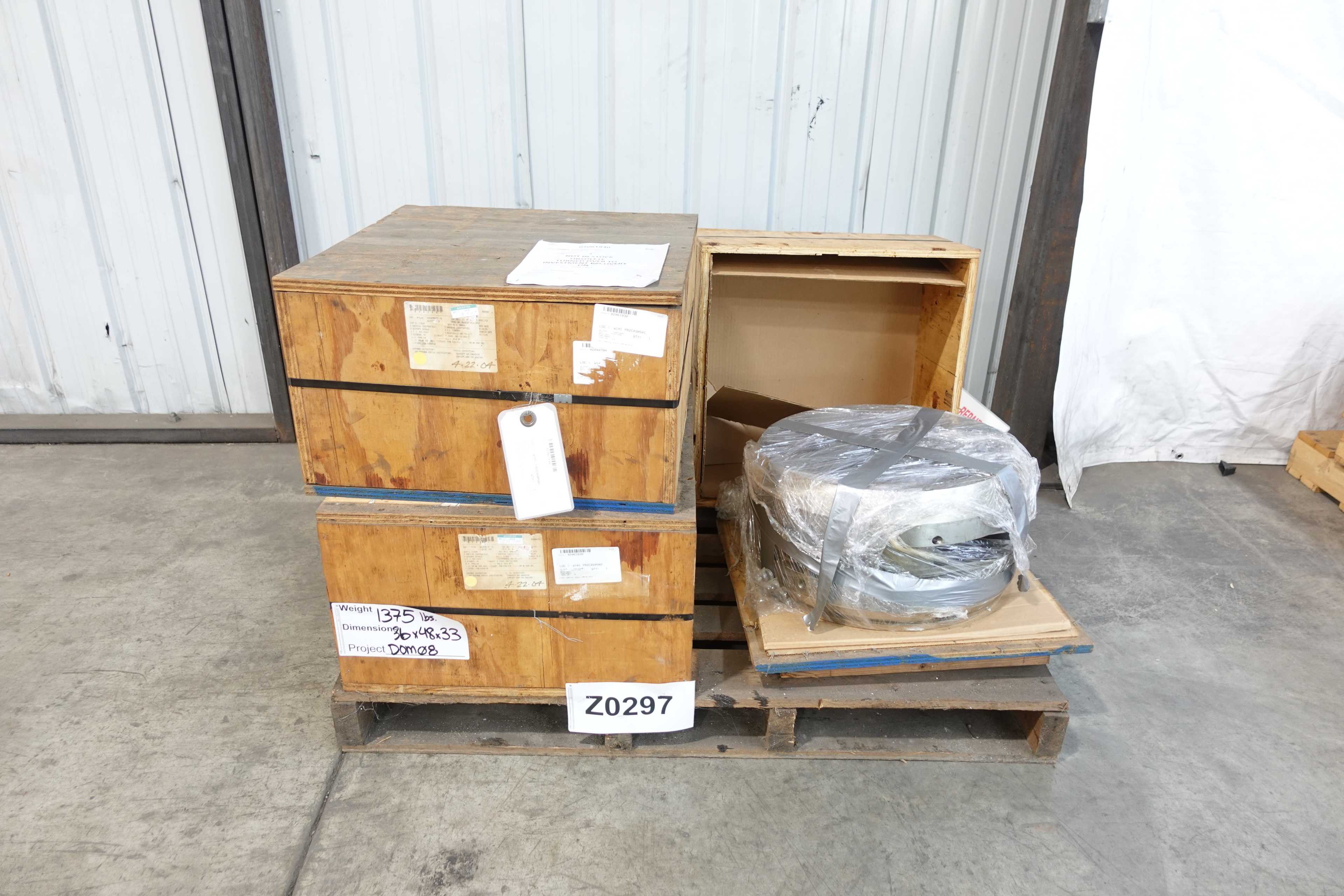 LOT OF 3 RENK 300 MM BORE BEARING LINERS - BEARINGS