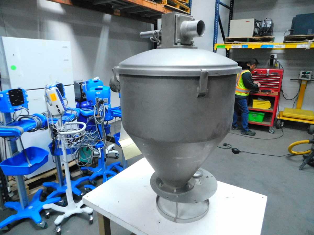 UNA-VIN PIOVAN LSDCAF211 PLASTIC HOPPER LOADER, S.S - STORAGE & HANDLING EQUIPMENT