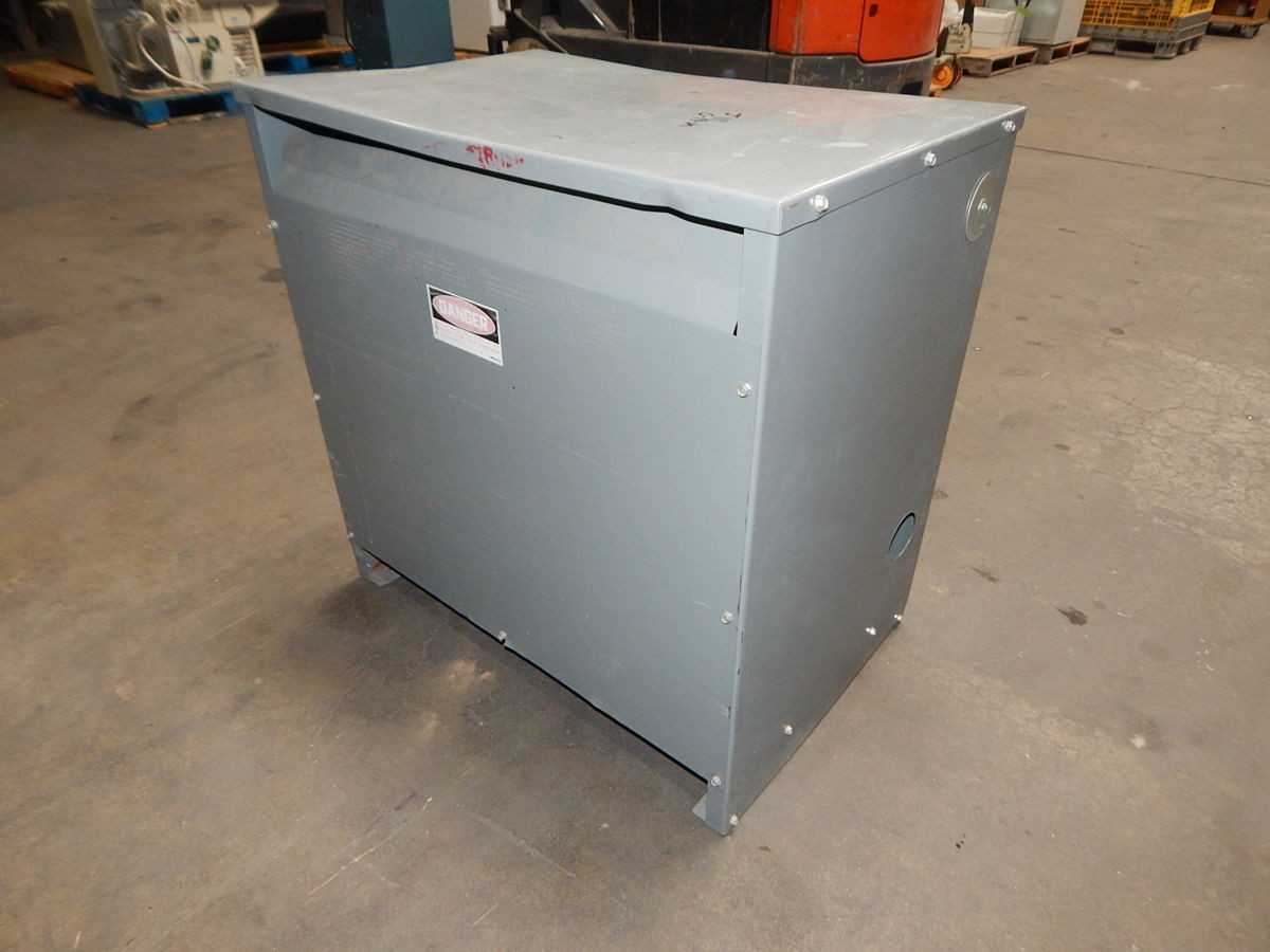 SQUARE D 75T3H, TRANSFORMERS, 75 KVA, 3-PHASE, 480V PRI, 208Y/120V SEC, AL WDG, NEMA 2 - DRY TRANSFORMERS