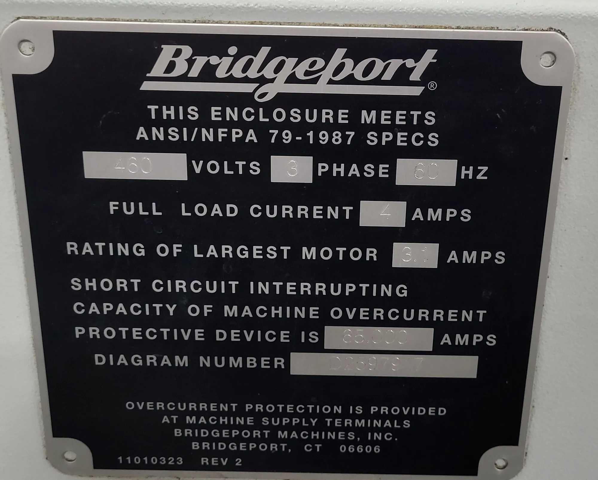 BRIDGEPORT EZ-TRAK DX SERIES I CNC VERTICAL MILLING MACHINE, 9"X48" TABLE, 2HP, 30 TAPER - VERTICAL MILLING MACHINES