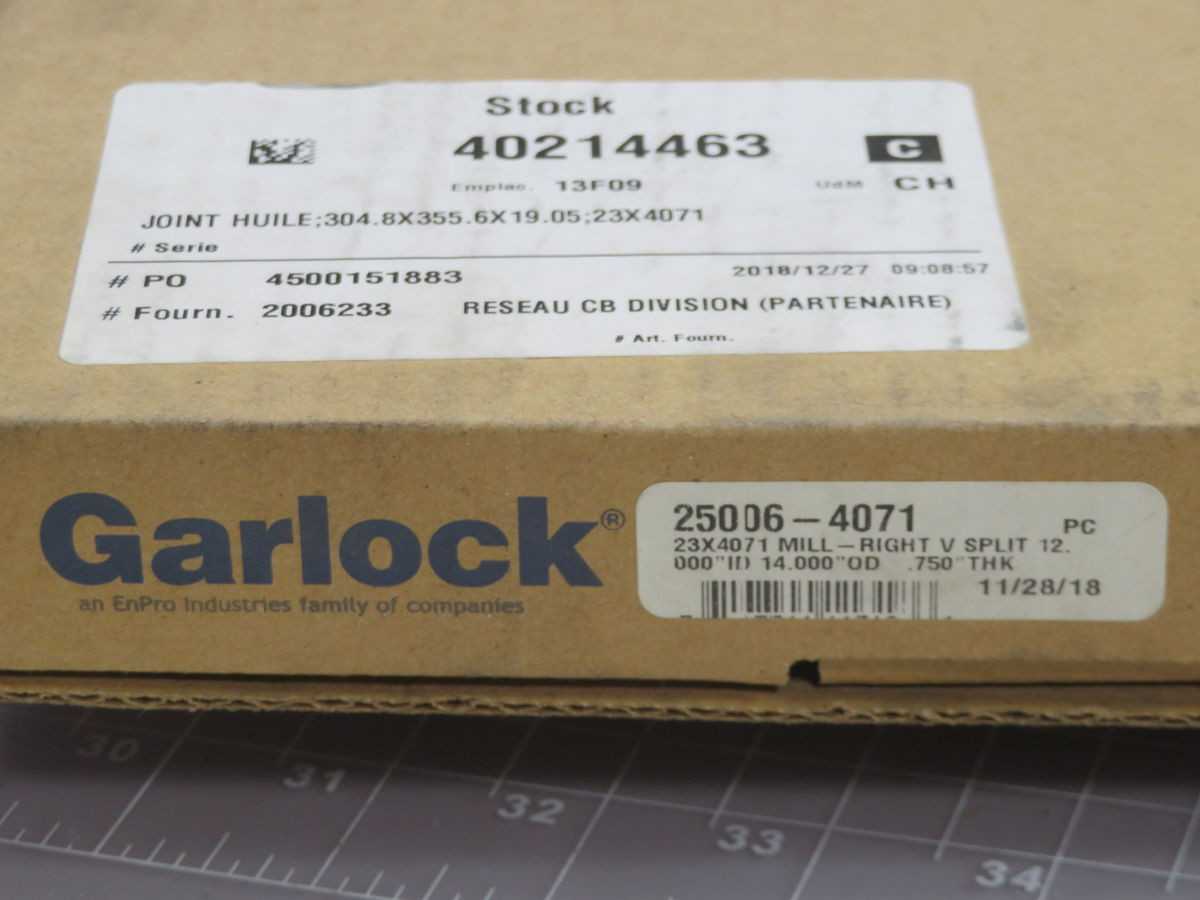 GARLOCK 25006-4071 OIL SEAL - OIL SEAL
