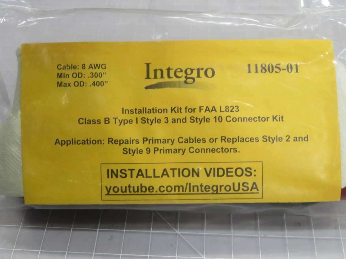 LOT OF 60 INTEGRO 11805-01 INSTALLATION KIT - PUMP REPLACEMENT PARTS