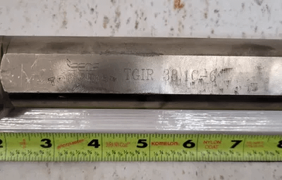 ISCAR INDEXABLE GROOVING TOOLHOLDER TGIR 38.1C-6, INTERNAL GROOVING, RIGHT HAND - MACHINE TOOLING