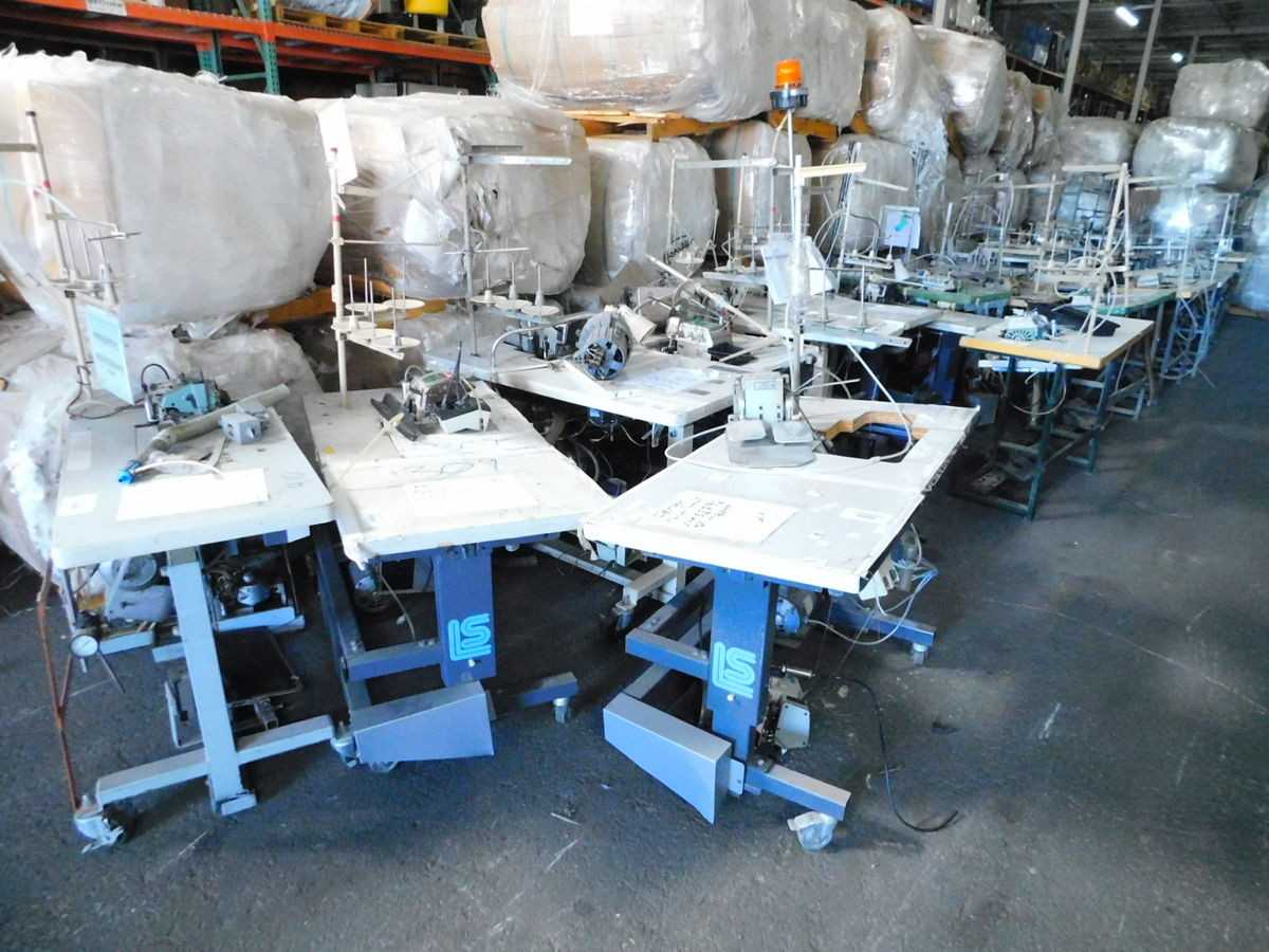 LOT OF 25 INDUSTRIAL SEWING MACHINES, JUKI, MAUSER SPEZIAL, PEGASUS & OTHERS - MISCELLANEOUS