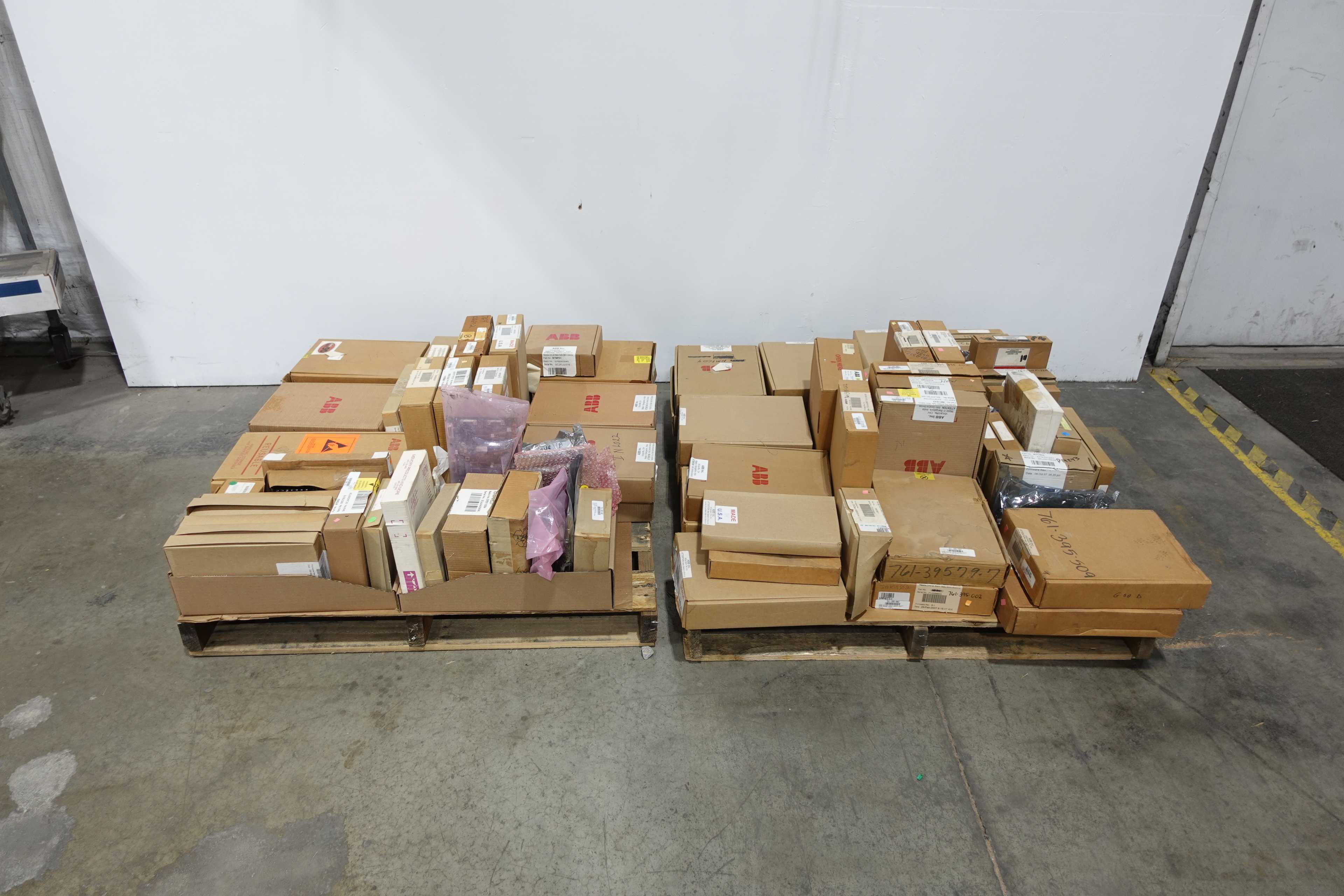 2 PALLETS OF ASSORTED PCB CIRCUIT BOARDS, HONEYWELL, ABB, BAILEY, MPM - PCB CIRCUIT BOARDS