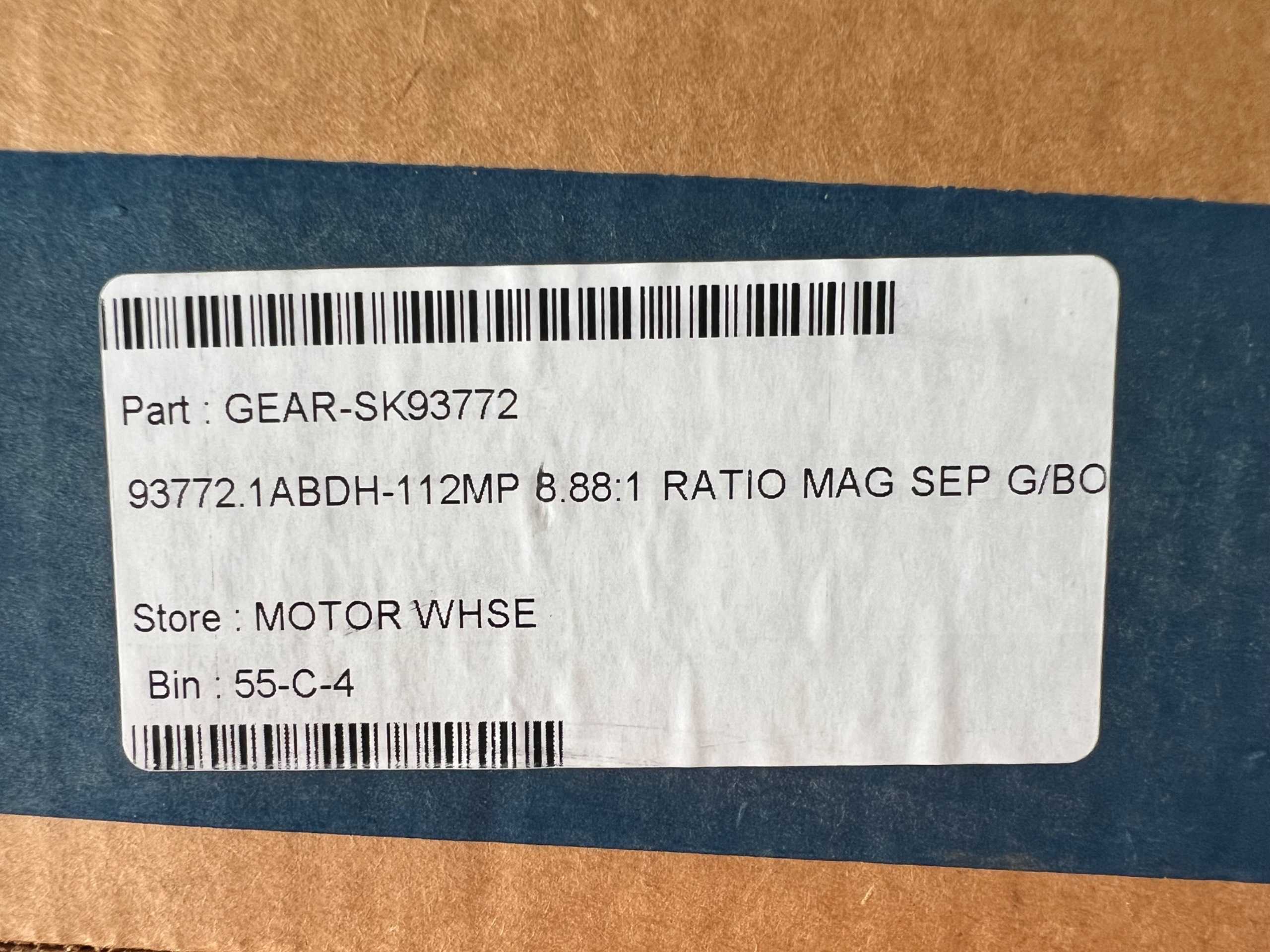 MOTOR & GEARBOX ASSEMBLY - MOTOR & GEARBOX ASSEMBLY