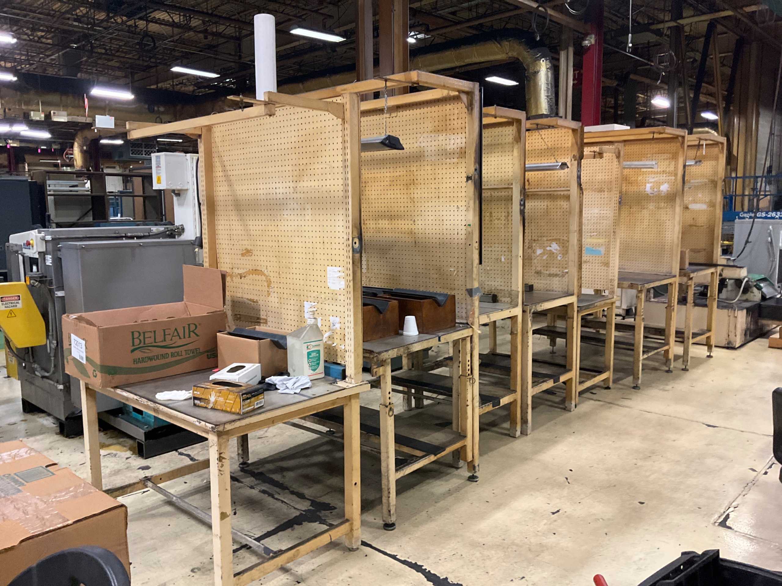 QTY 7: WORK TABLES - WORK TABLE