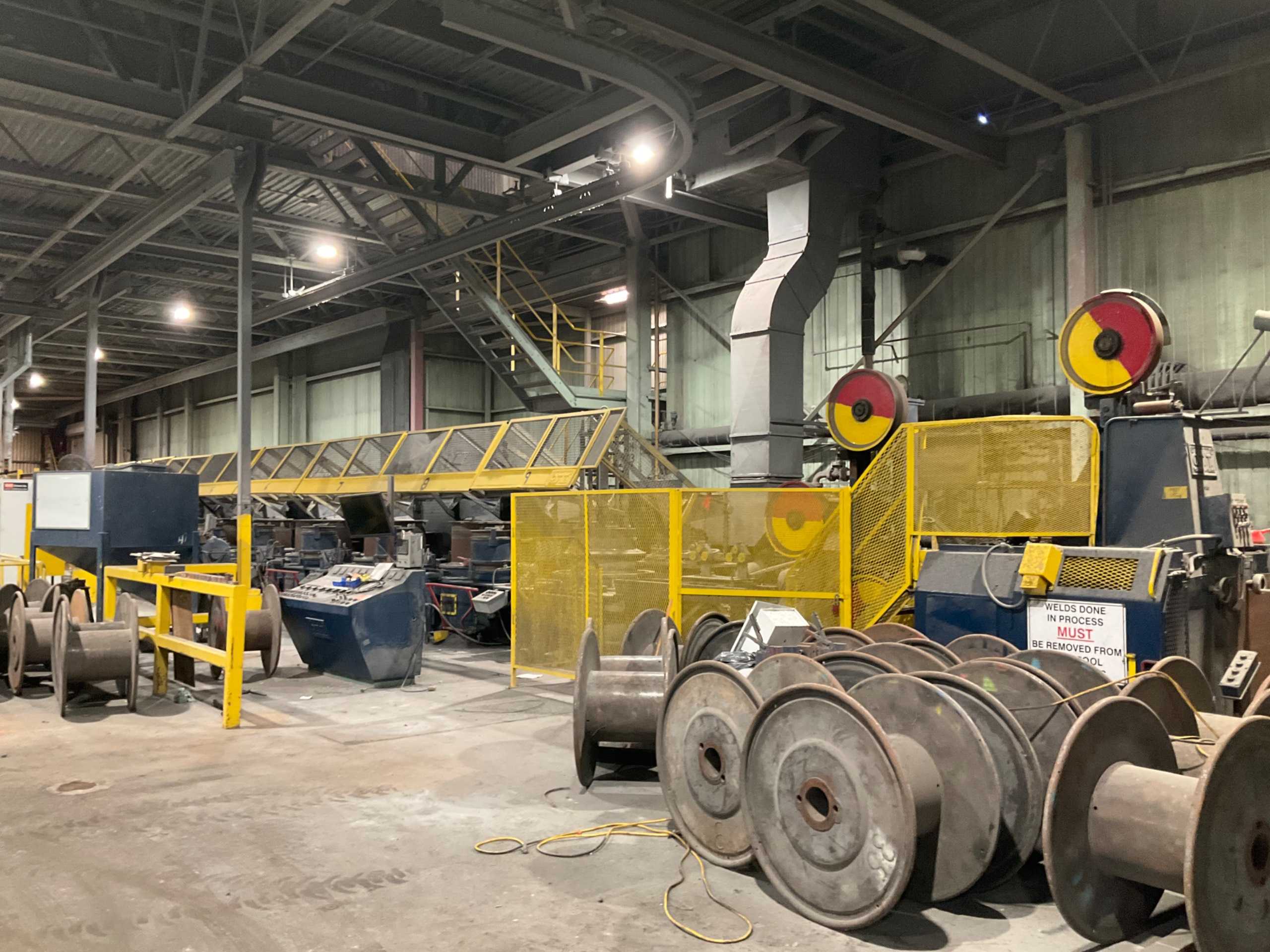 O.T.T. MULTI-BLOCK INLINE WIRE DRAWING LINE - WIRE DRAWING MACHINES