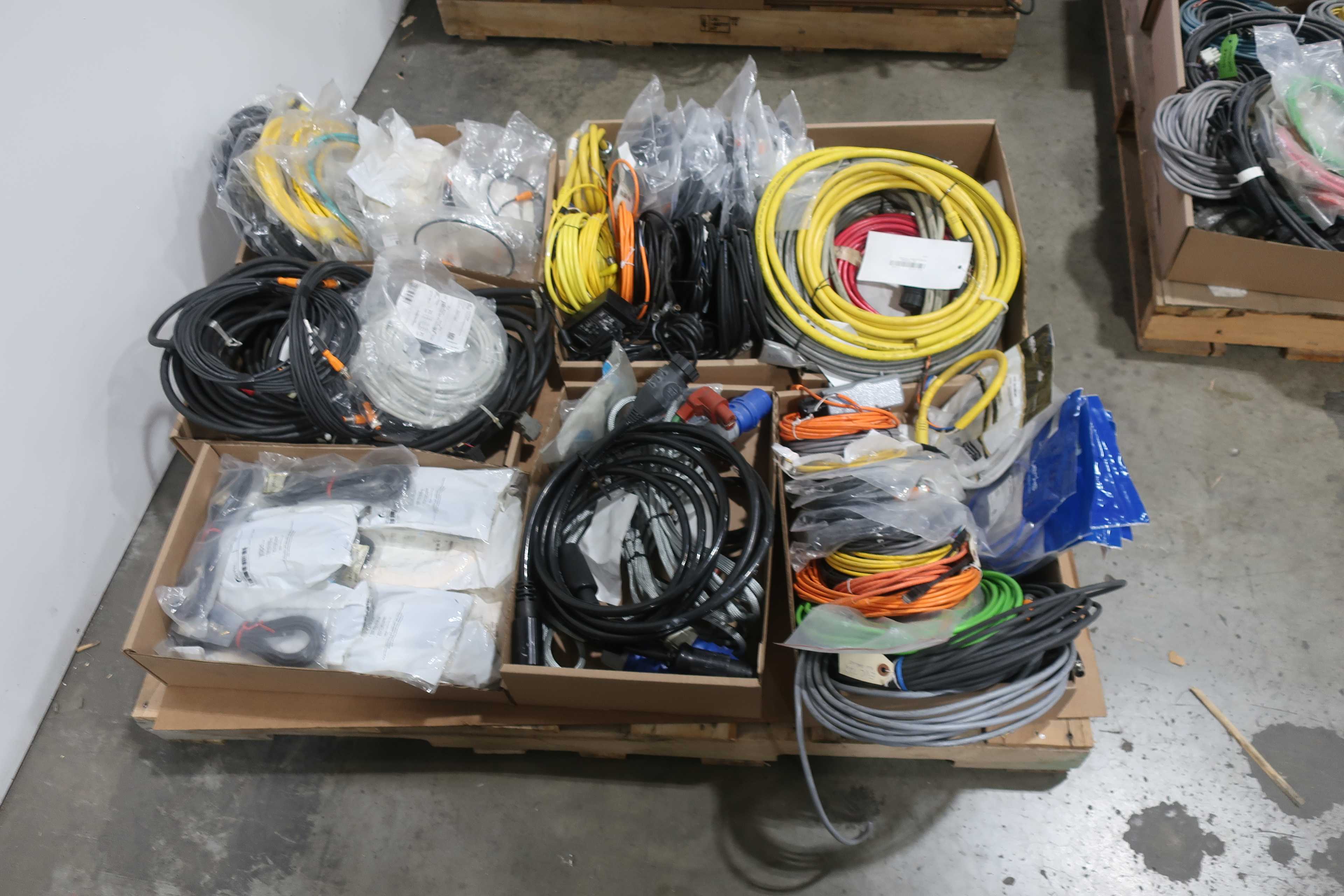 SKU 1753919 - 3 PALLETS OF ASSORTED CORDSETS - CORDSET CABLES
