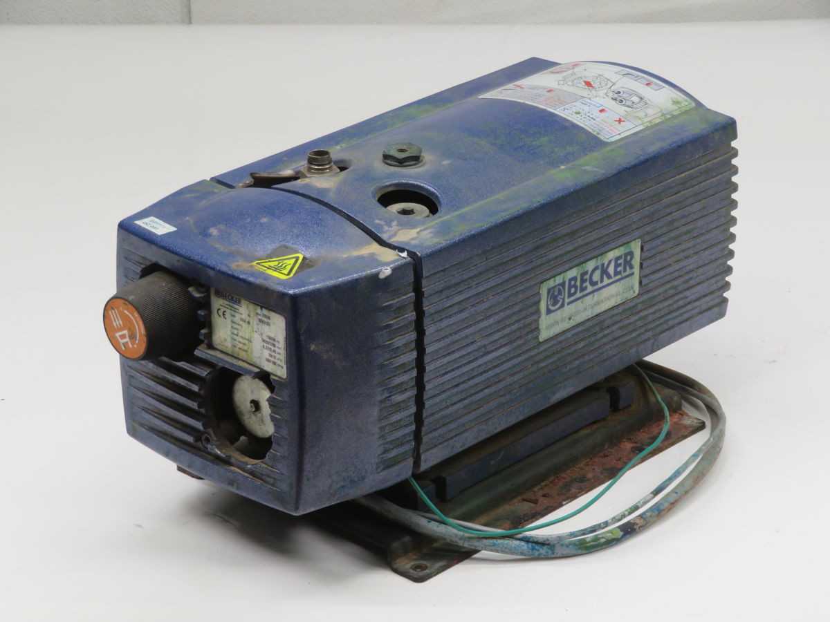 Becker VX4.10 Vacuum Pump T262122 - High Efficiency Performance - INDUSTRIAL PARTS