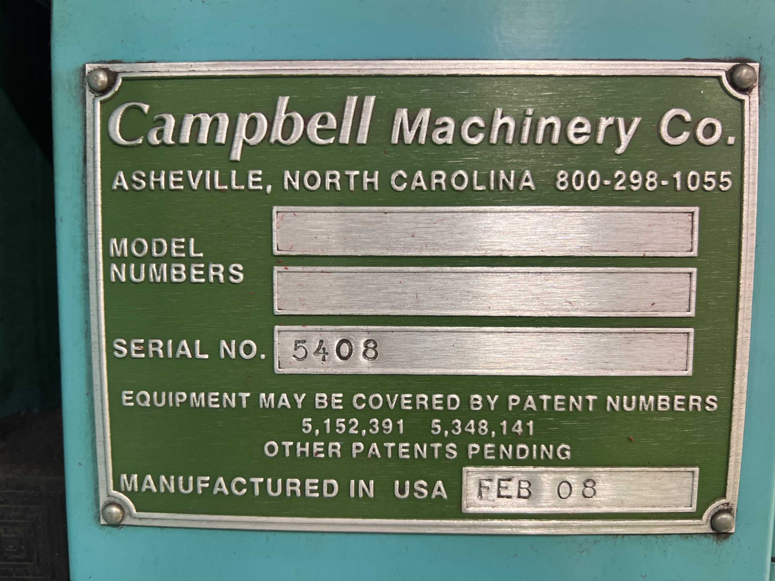 2008 CAMPBELL MACHINERY INCLINE PARTS LOADER - PARTS LOADERS