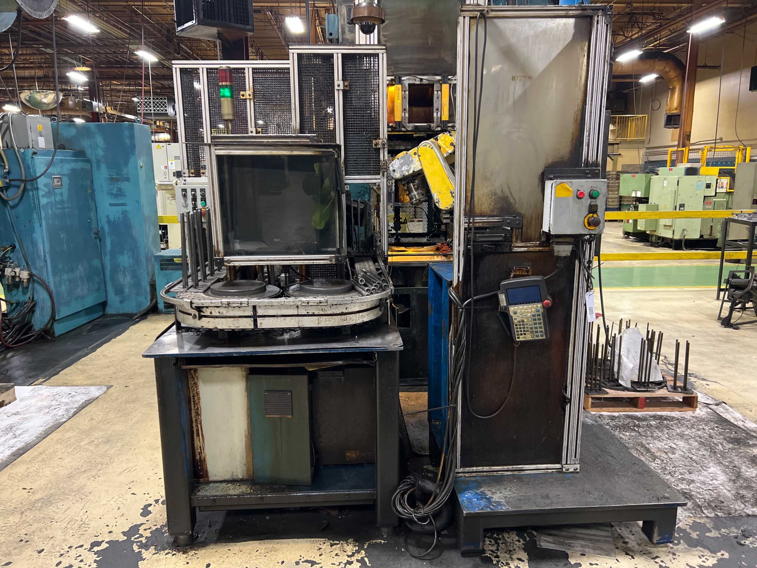AUTOMATED PARTS LOADER WITH FANUC ROBOT - PARTS LOADERS AUTOMATED PARTS LOADER WITH FANUC ROBOT - PARTS LOADERS