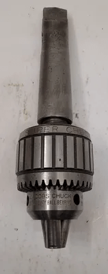 JACOBS 20N BALL BEARING SUPER CHUCK W/ #4-#5 MT SLEEVE, 3/8-1IN CAP - MACHINE TOOLING