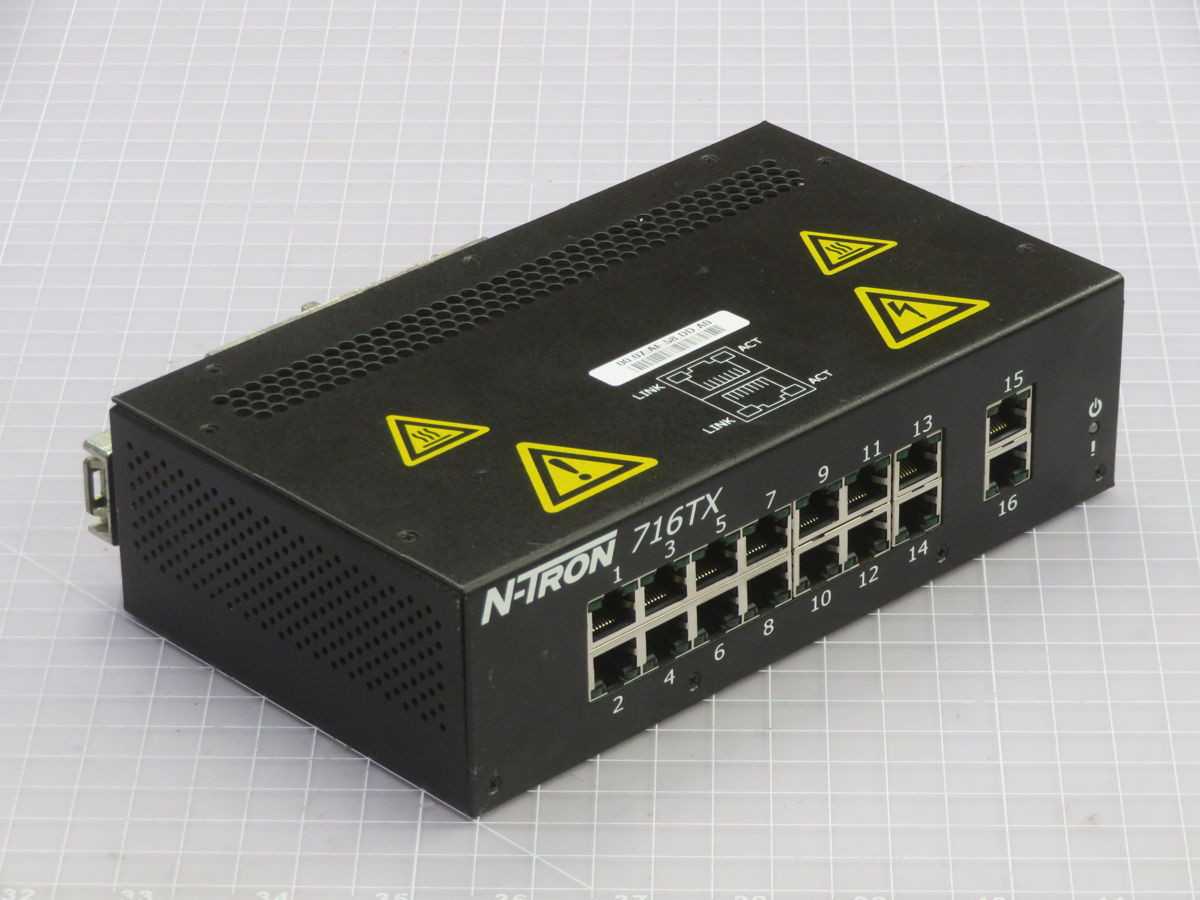 N-Tron 716TX Fully Managed Industrial Ethernet Switch T263083 - SWITCHES