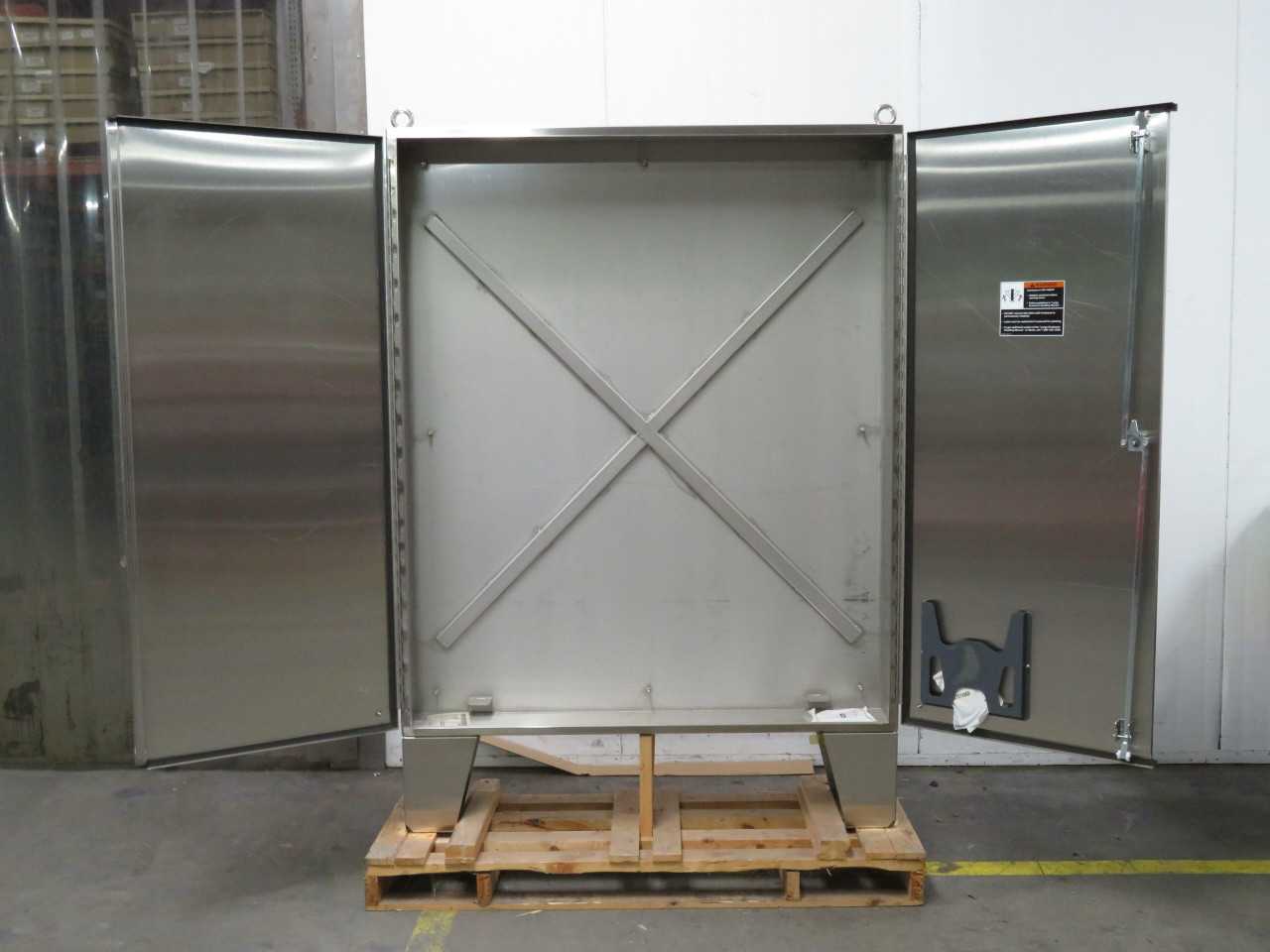 HOFFMAN A726010USSLP SST ENCL, TYPE 304, 72 IN H, 60 IN W, 10 IN D, NEMA 12, IP55 - ELECTRICAL ENCLOSURES