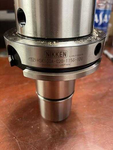 2023 NIKKEN HSK100A-C20-115G-IDU HSK 100 COLLET CHUCK, 115MM GAUGE LENGTH, HIGH RIGIDITY - TOOLHOLDING