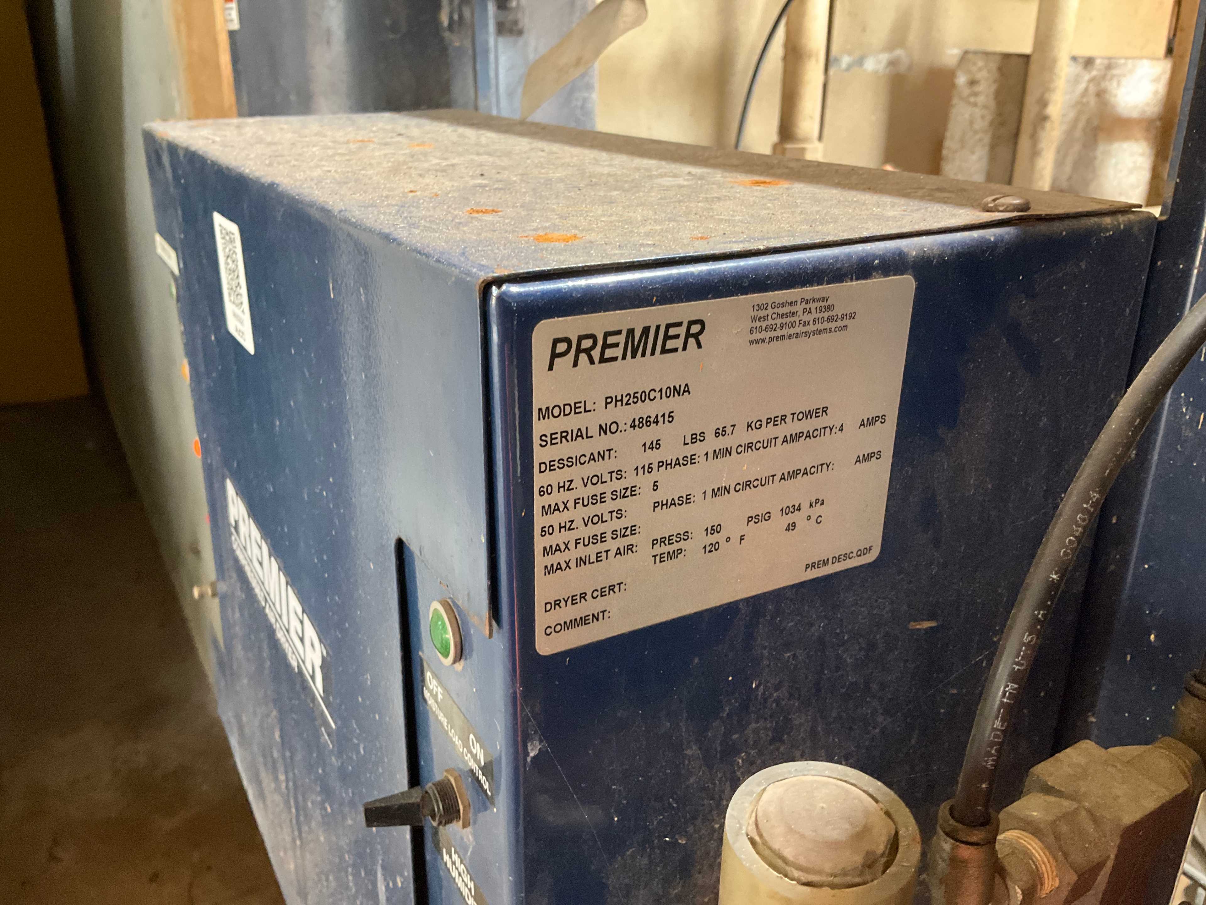 PREMIER PH250C10NA AIR DRYER - AIR DRYERS