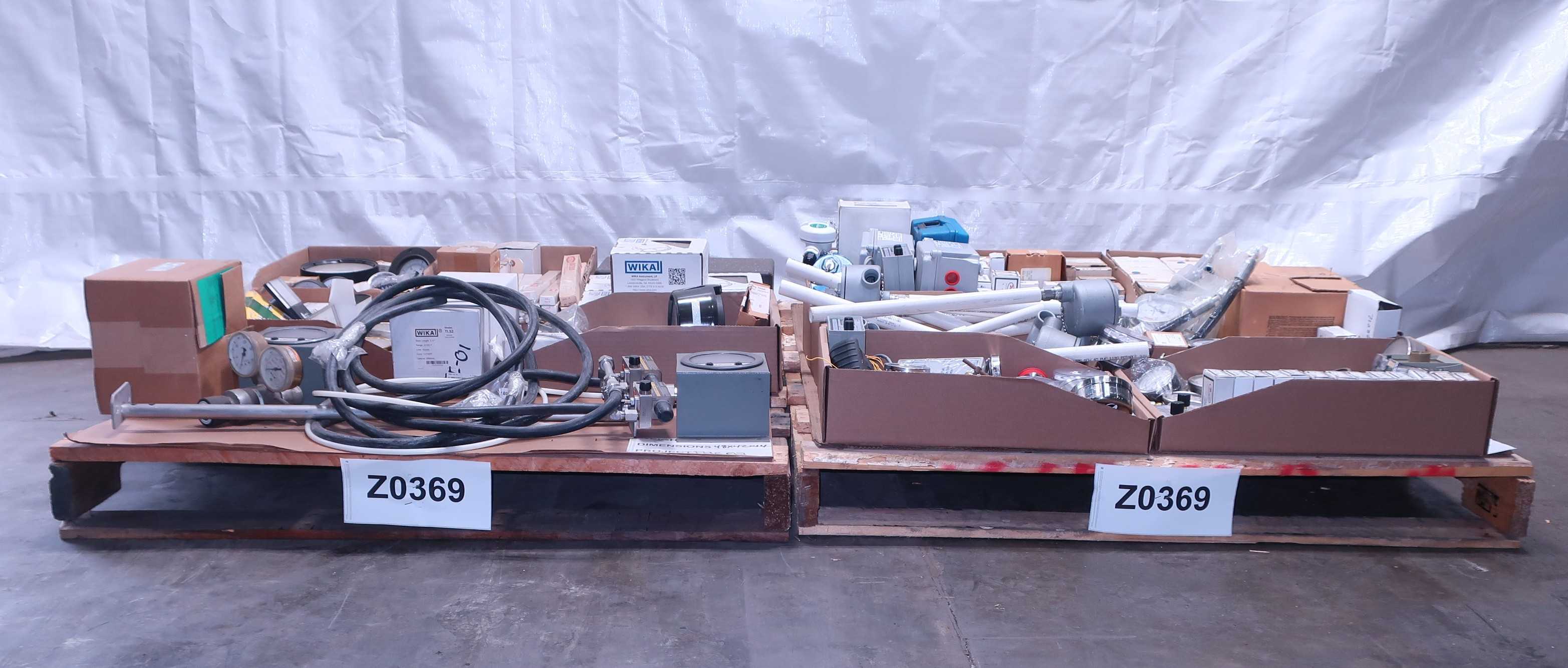 2 PALLETS OF ASSORTED INSTRUMENTATION - INSTRUMENTATION