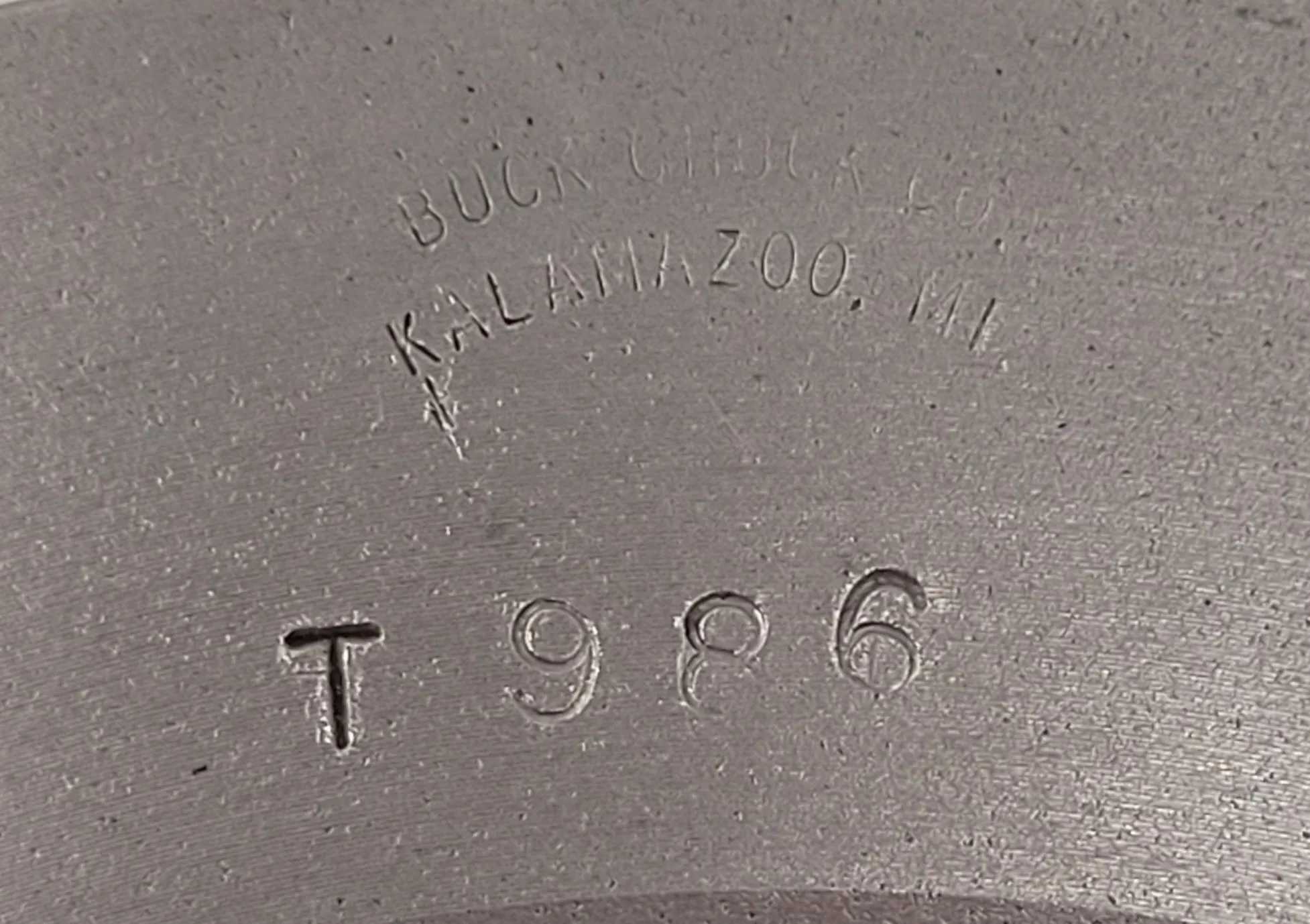 BUCK CHUCK CO T-986 8IN CHUCK PLATE - PRECISION TOOLING FOR YOUR WORKSHOP - MACHINING TOOLING & PARTS